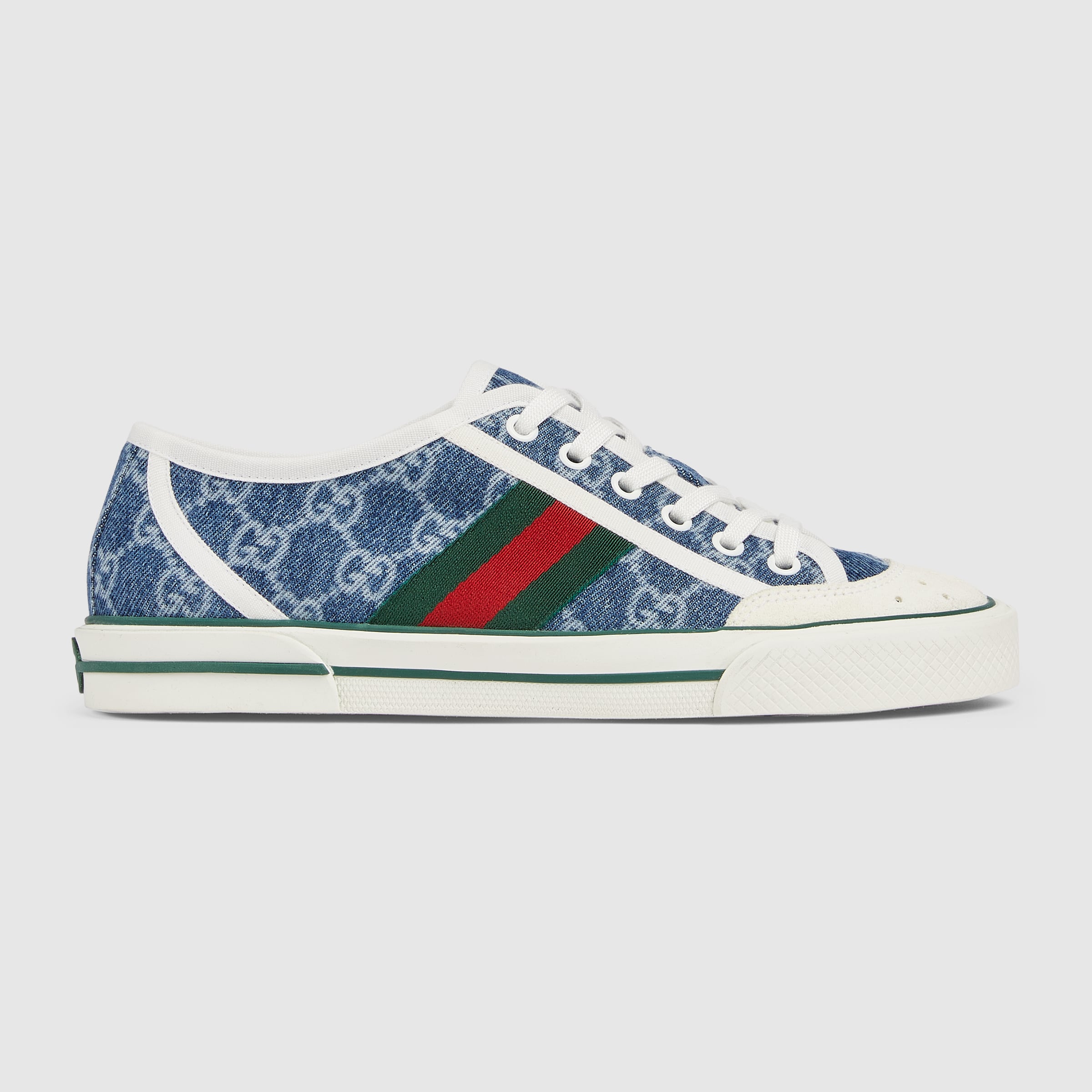 denim azul con GG