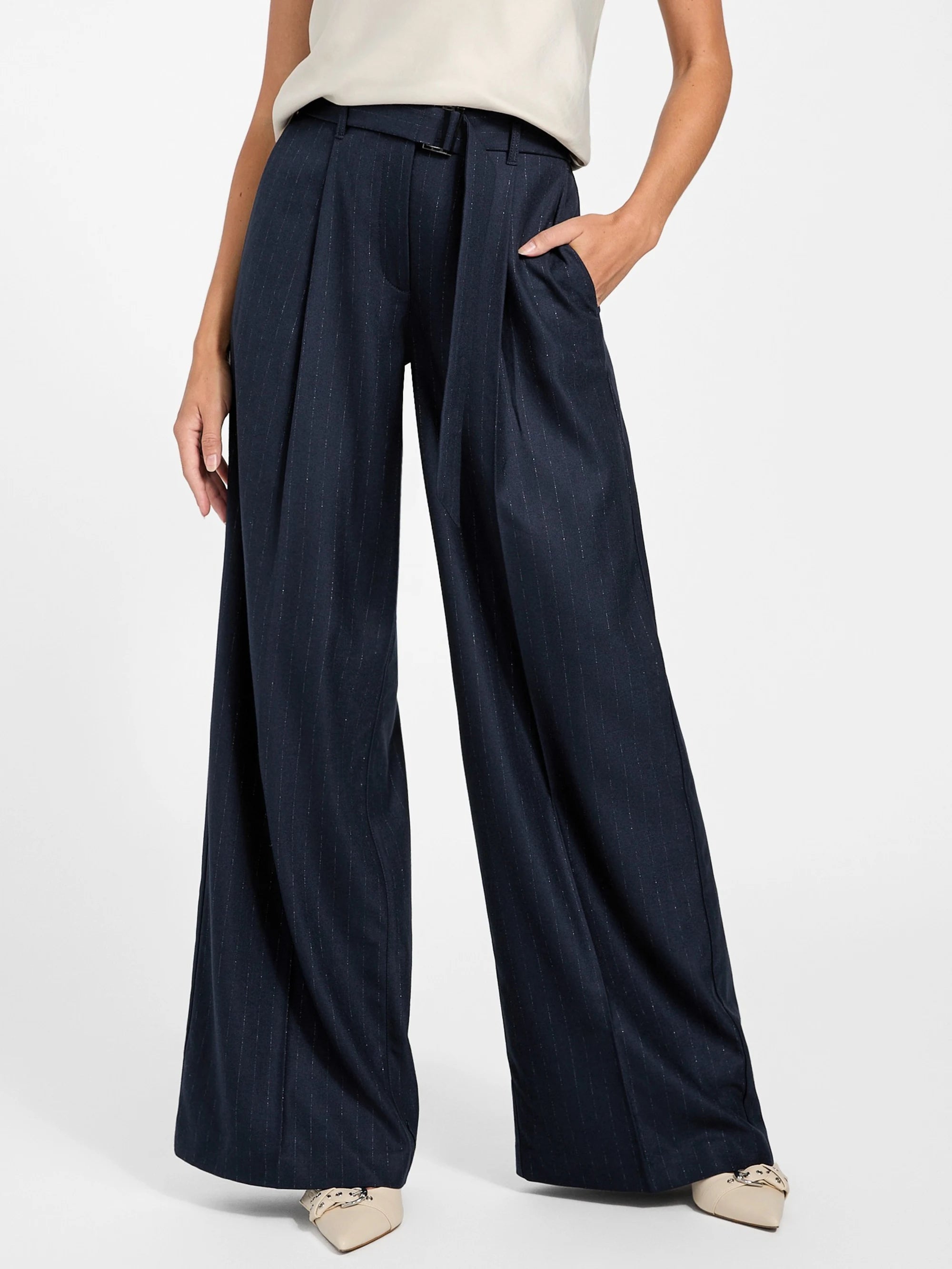 Suiting Blue Pinstripe Co