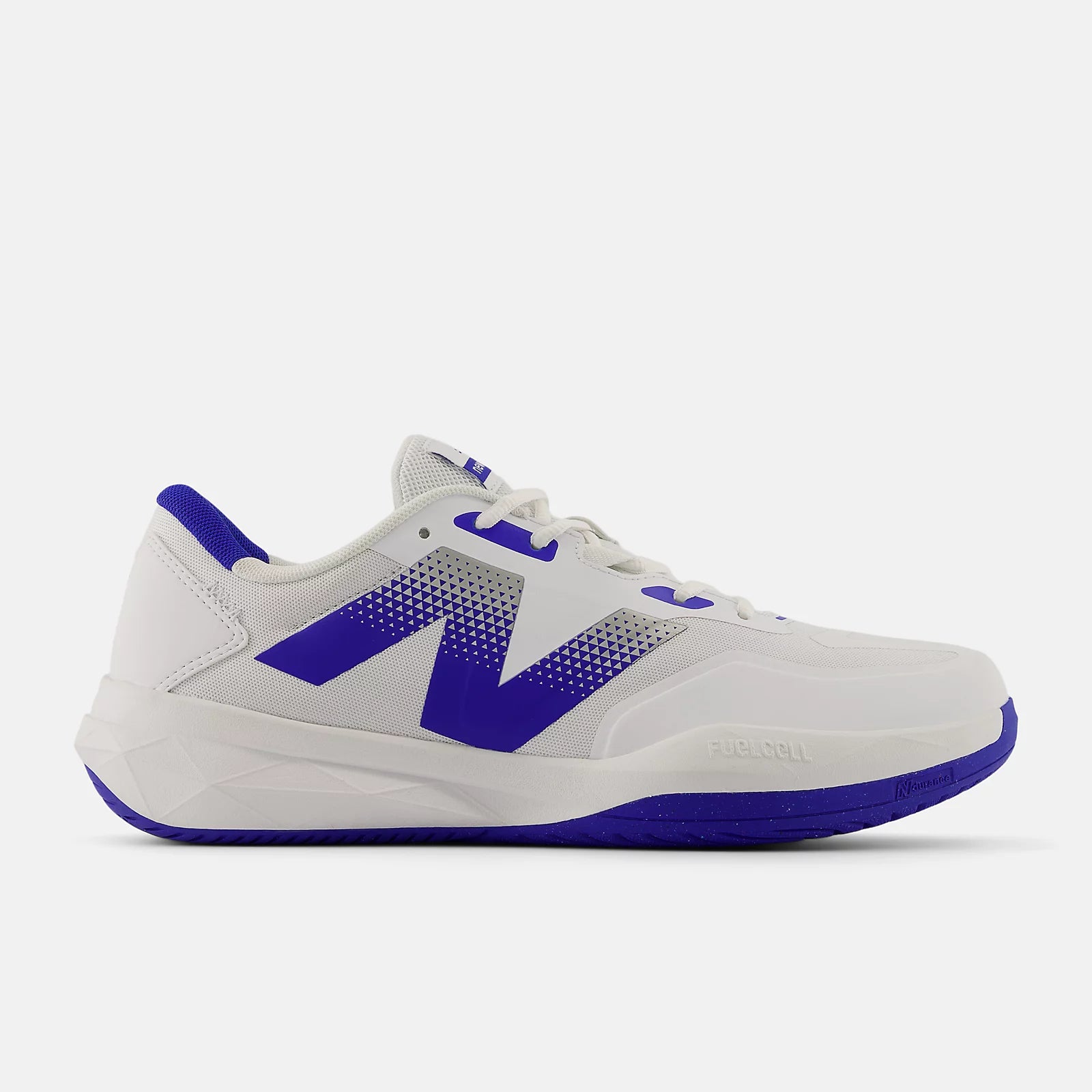 White With Blue Gemstone