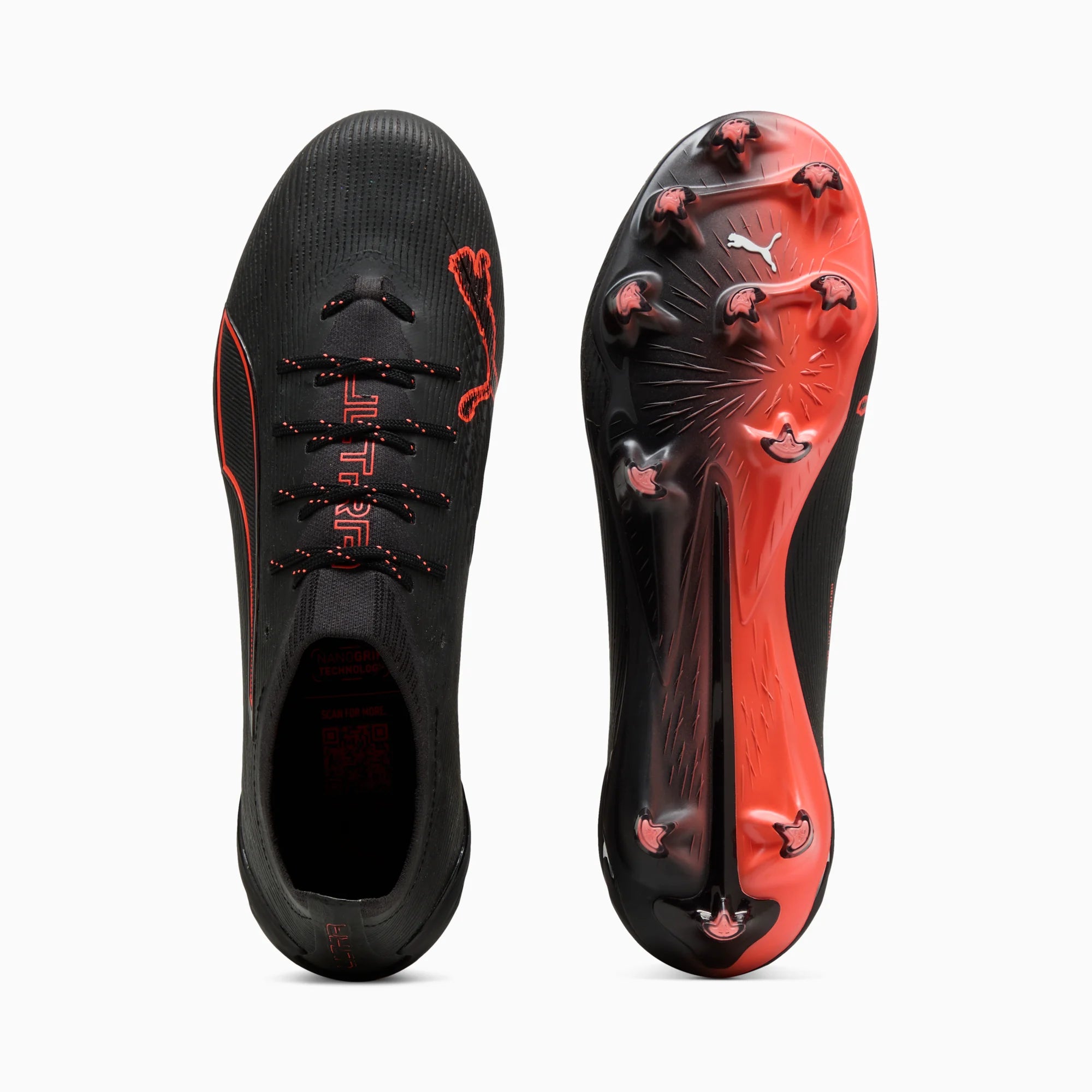 PUMA Black-PUMA Red