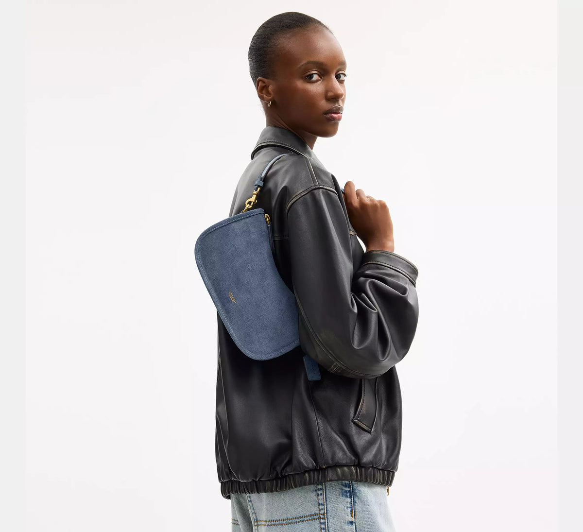 Brass/Light Denim