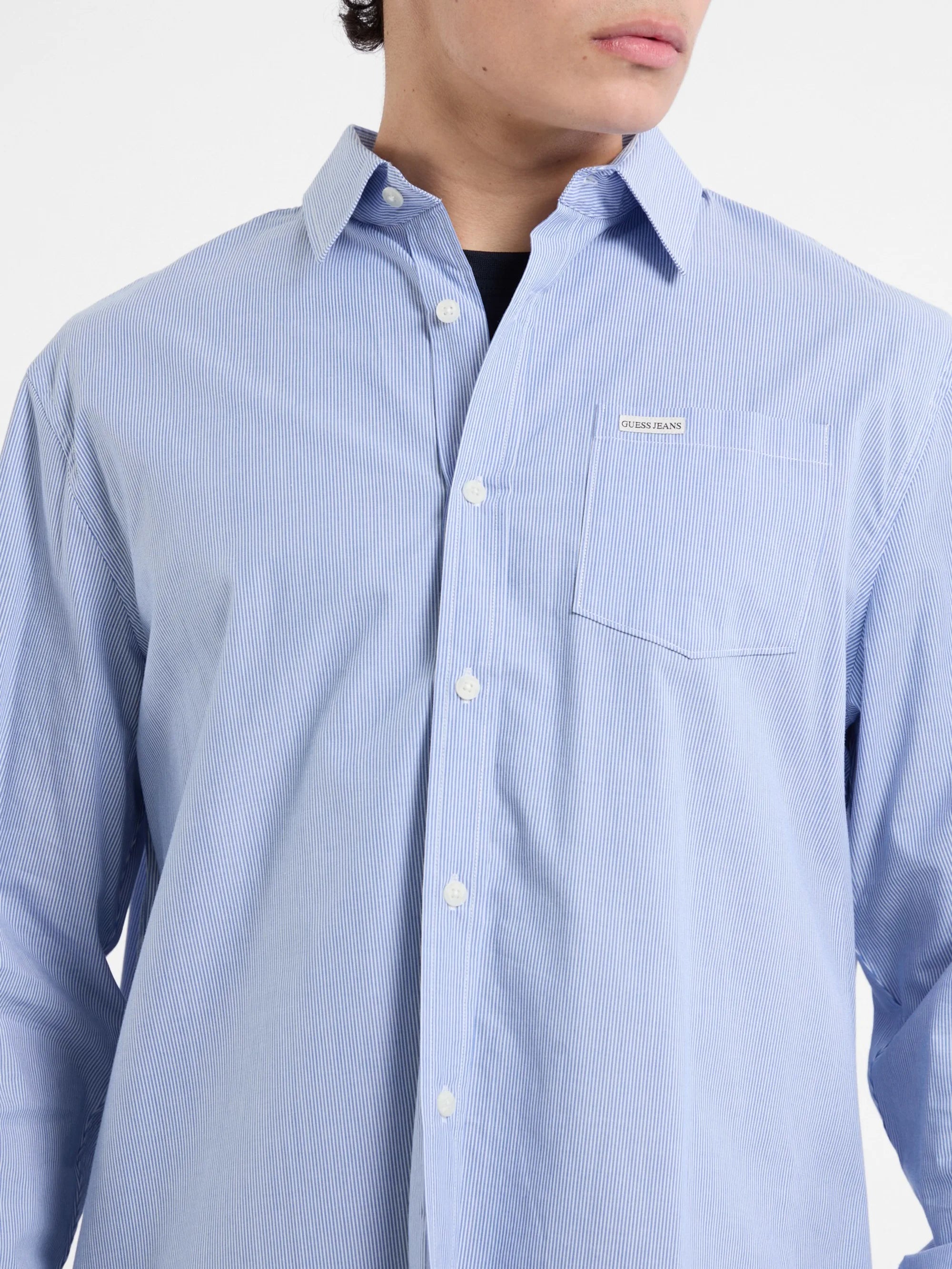 Cobalt And White Stripes