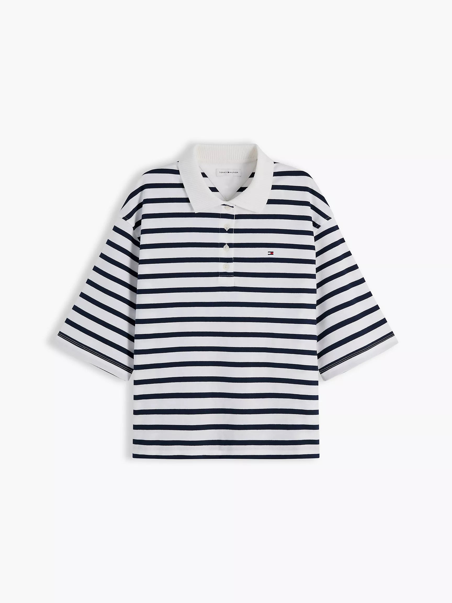 Navy Blue / Ecru Stripe