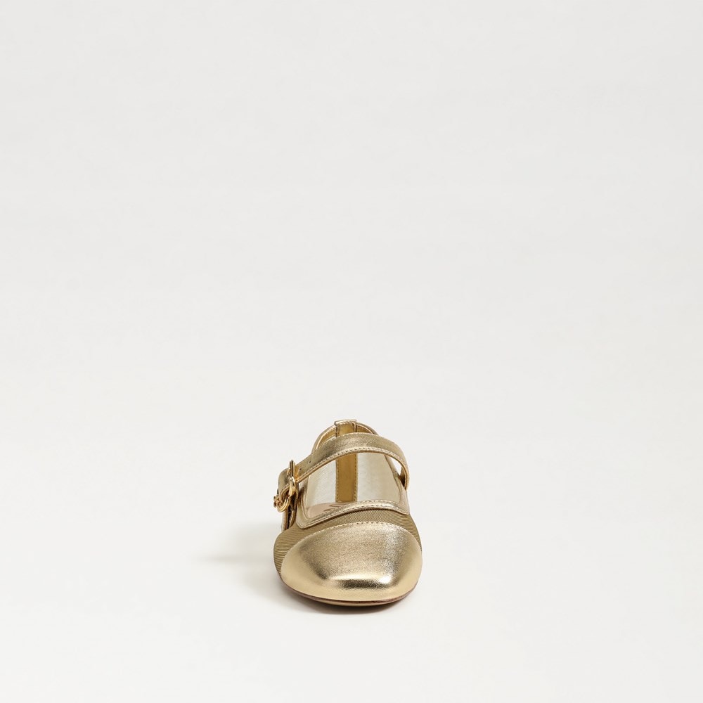 Miranda Gold Mesh/Leather