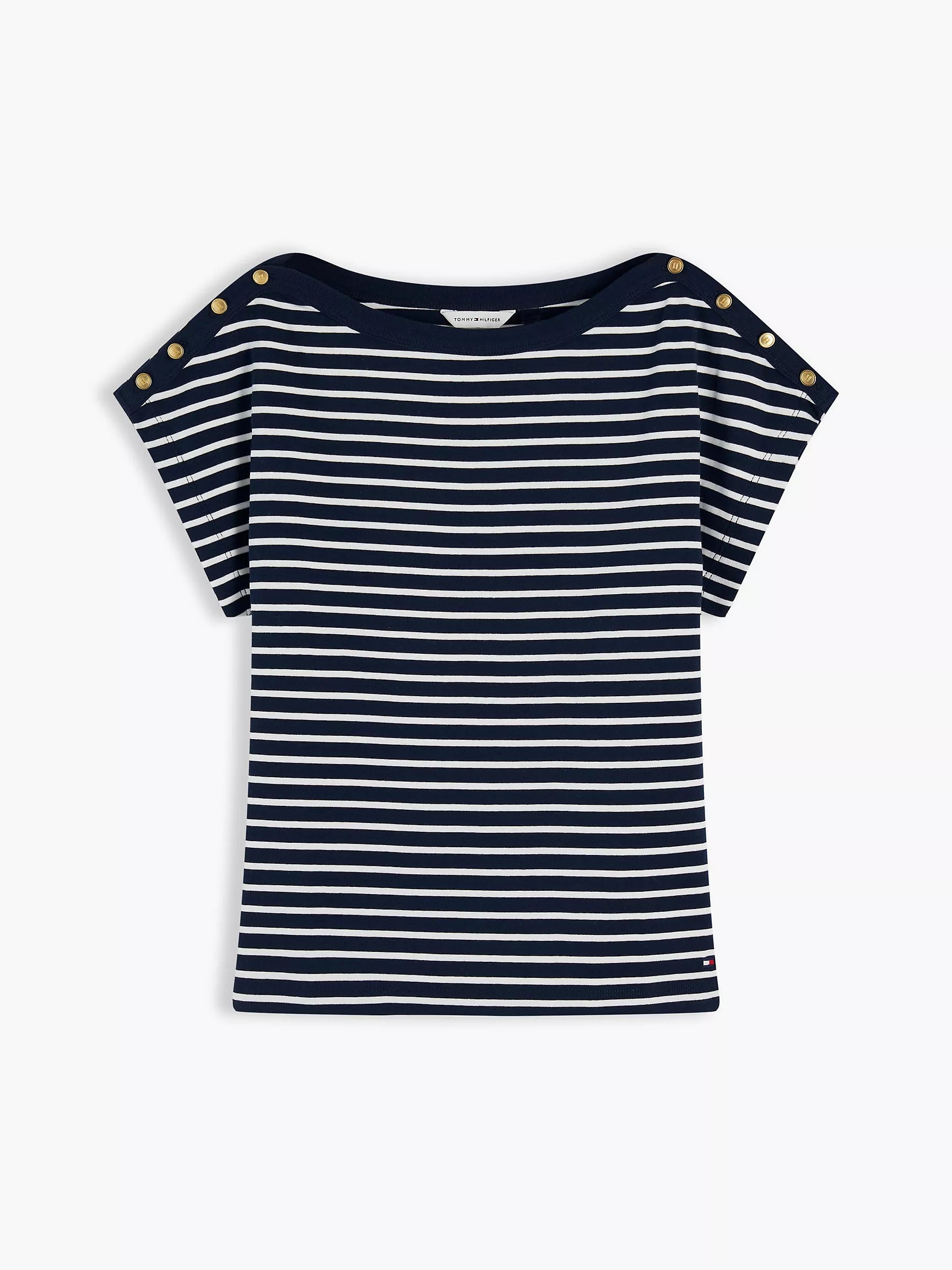Calico / Navy Blue Stripe 2