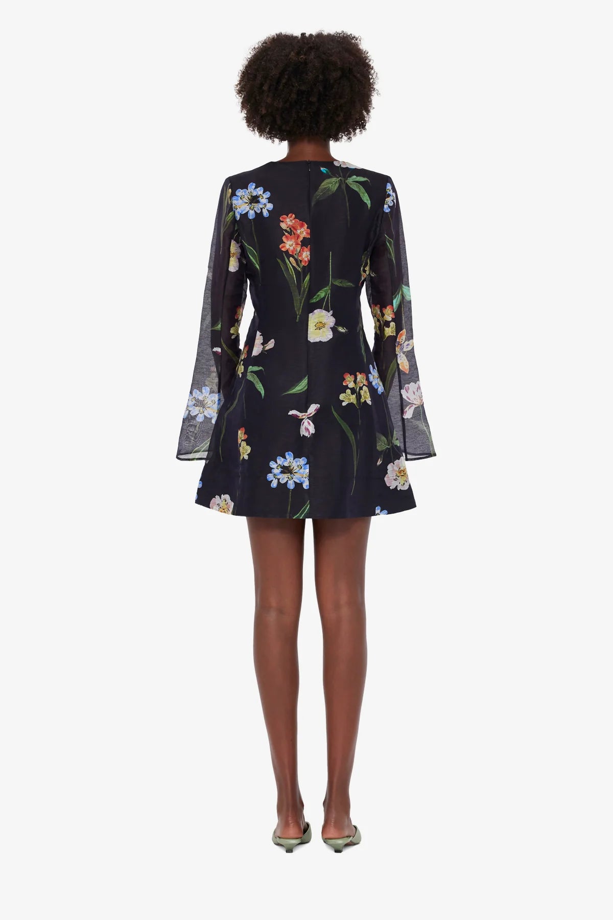 Botanical Print in Ebony