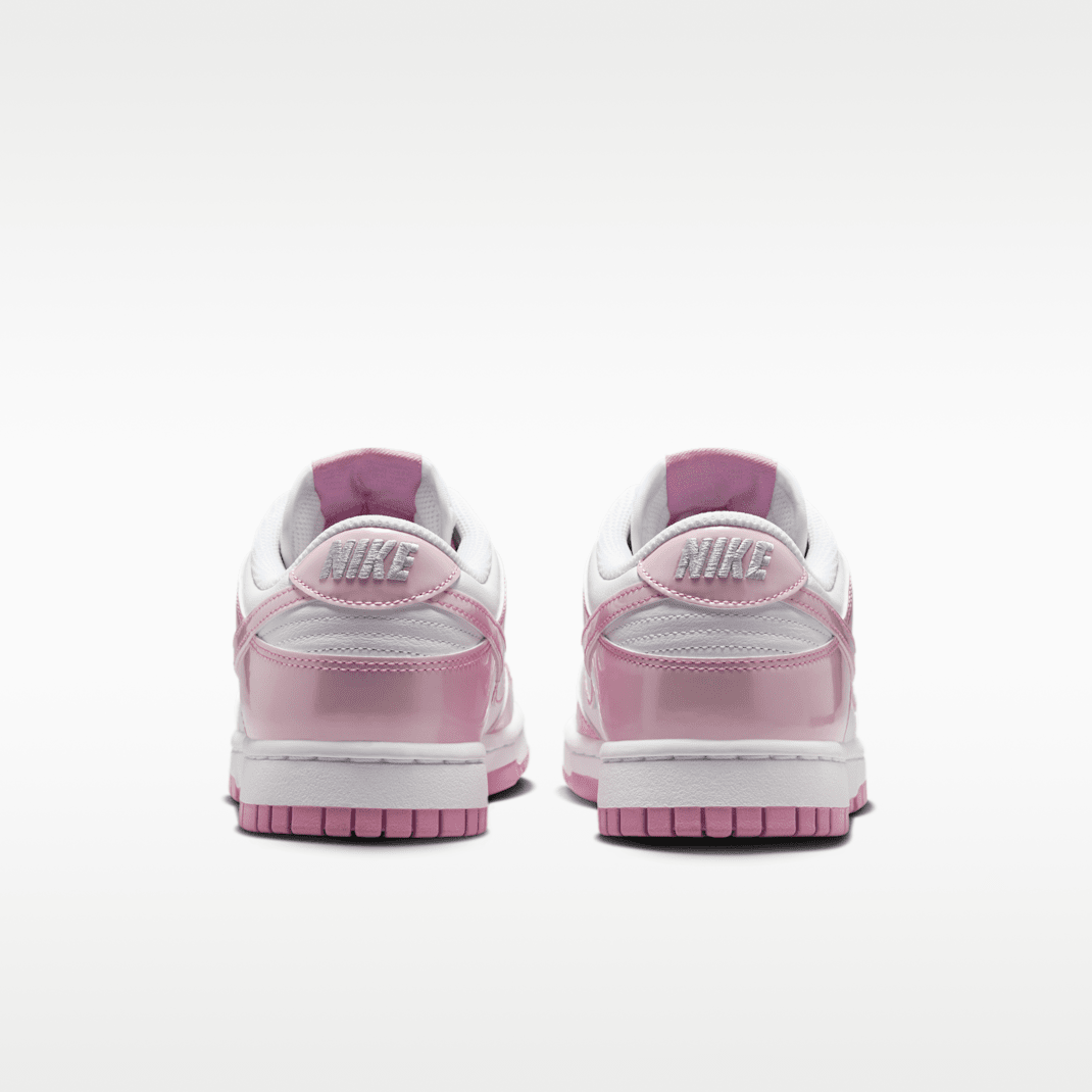White/White/Metallic Silver/Pink Rise
