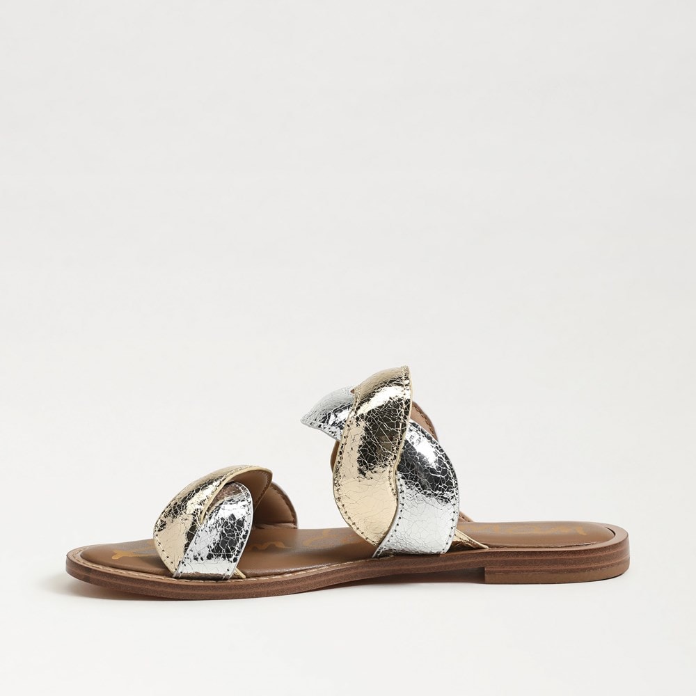 Gold/Silver Faux Leather