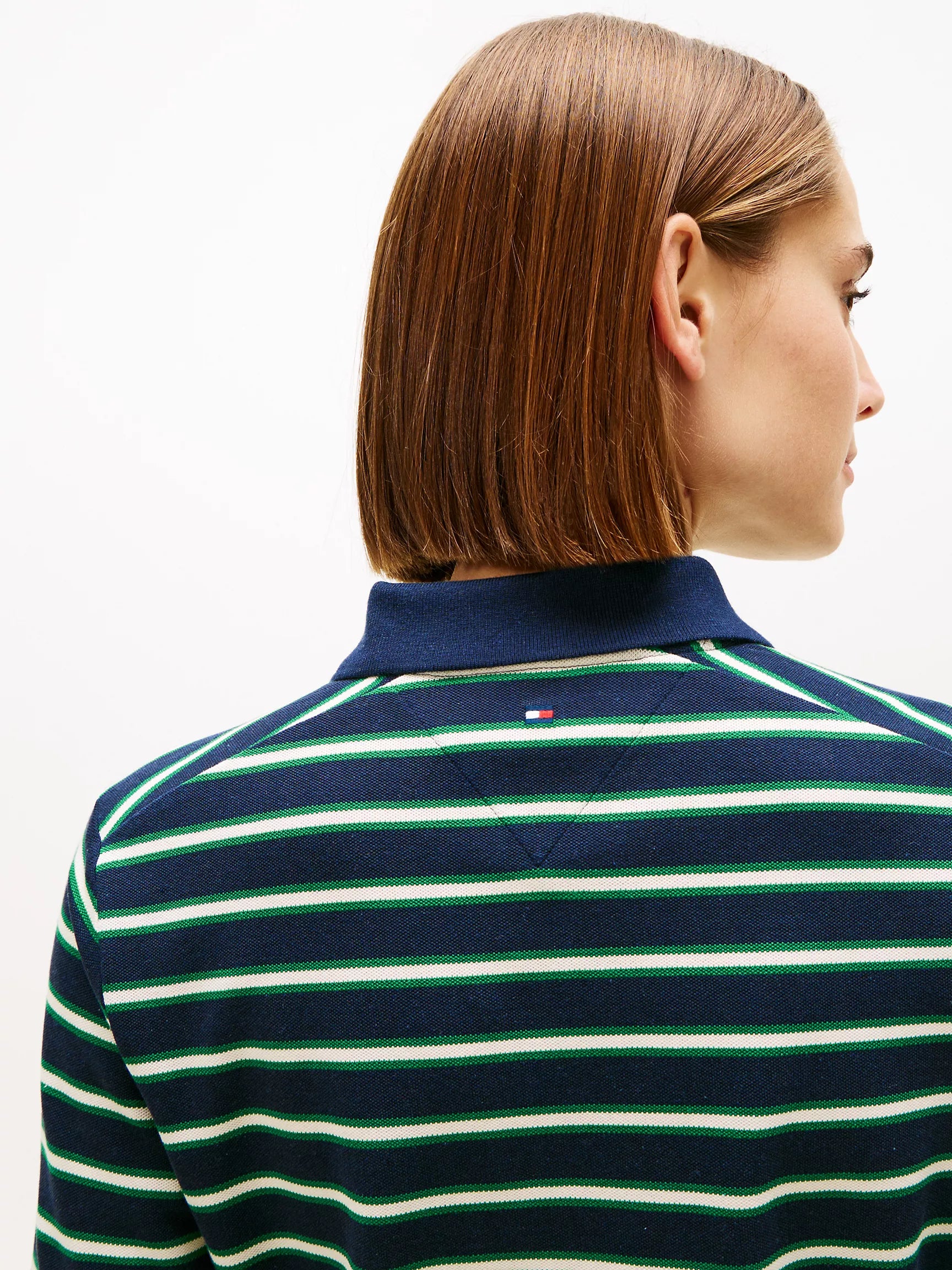 Navy / Green / Calico Multi Stripe