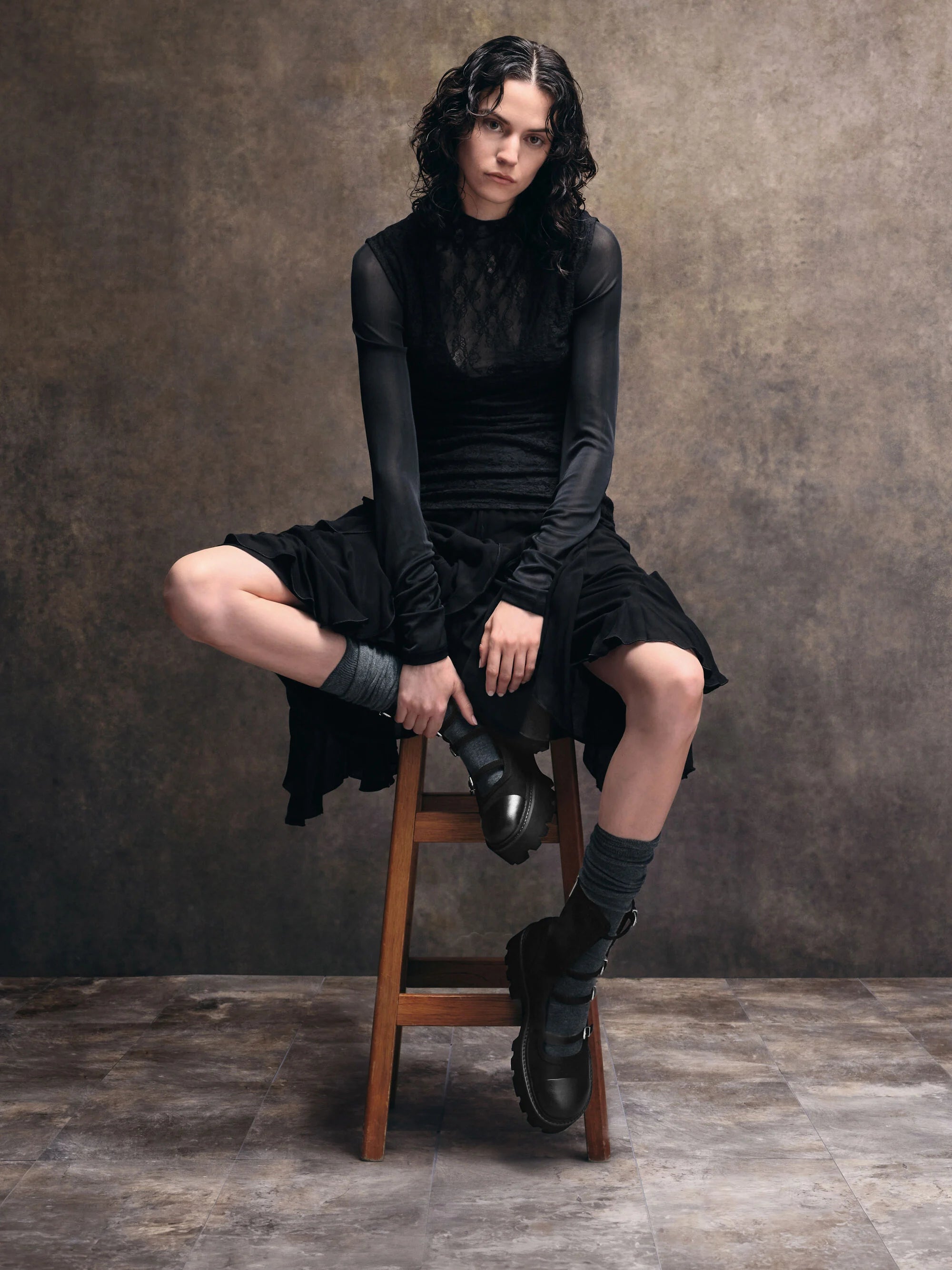 Black Textured
