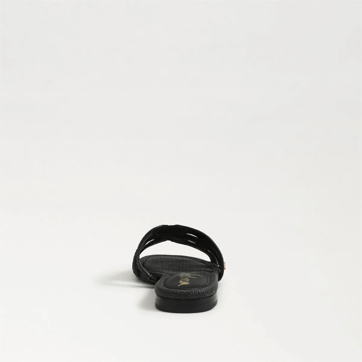 Black Linen Faux Raffia