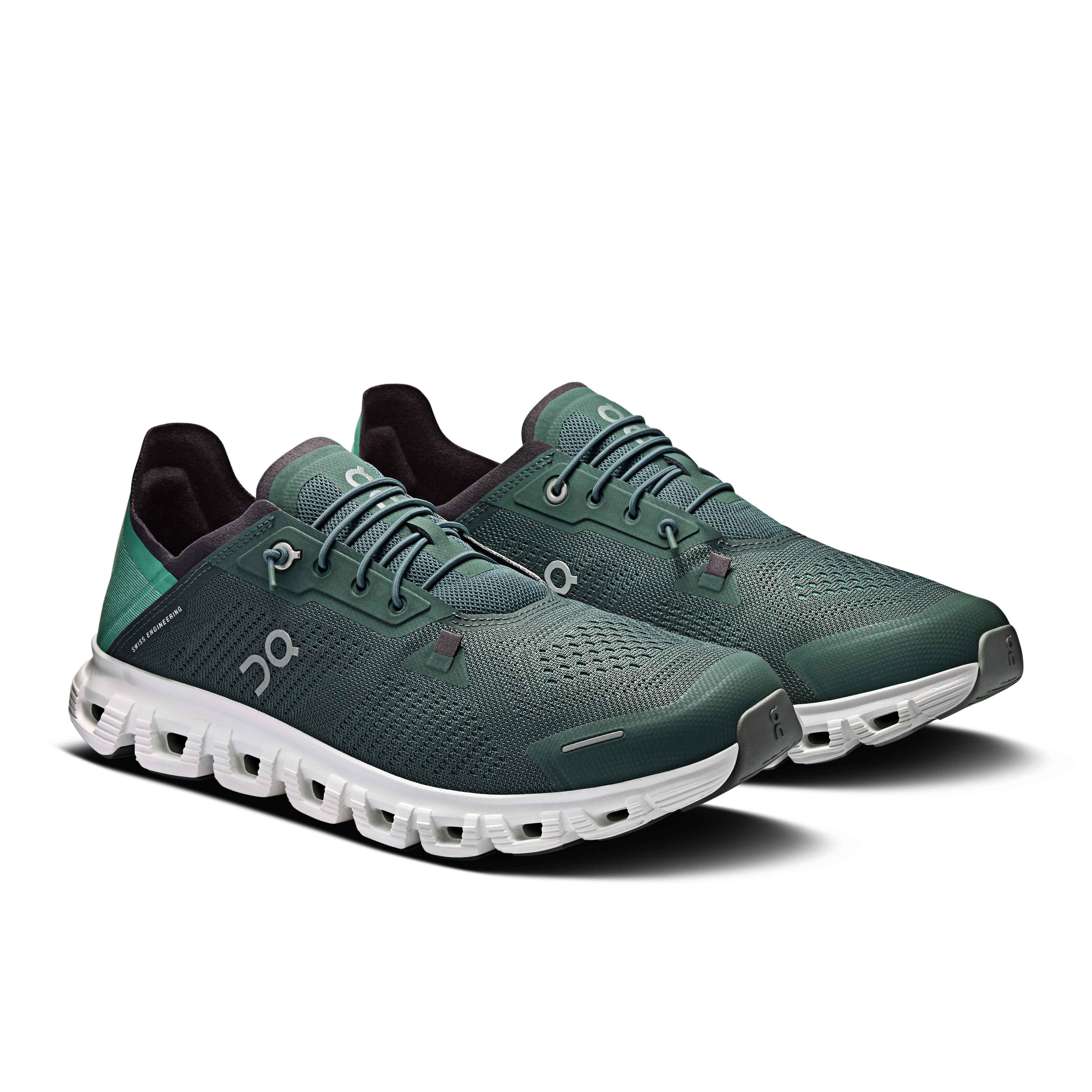Olive | White