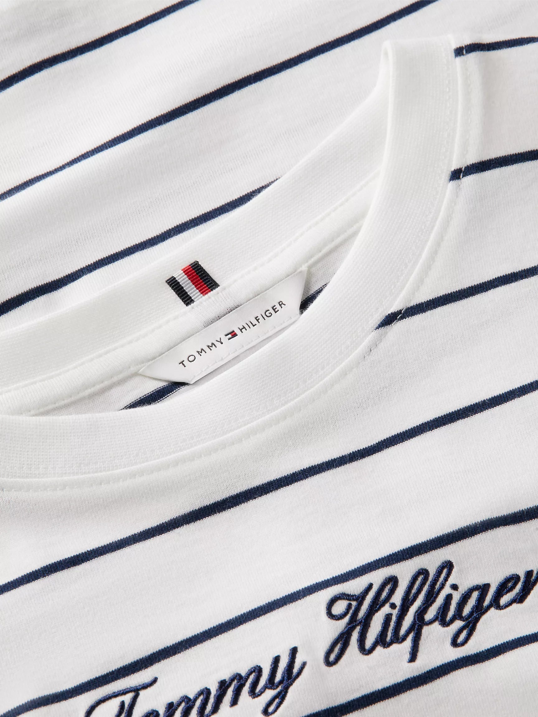 Navy Blue / Ivory Stripe