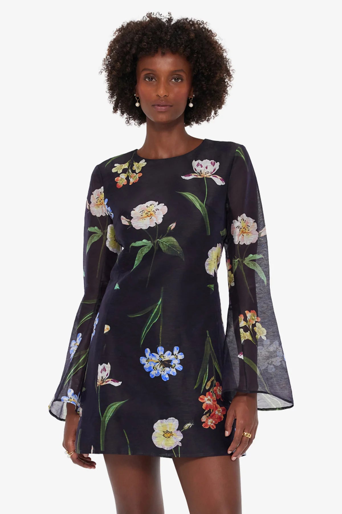 Botanical Print in Ebony