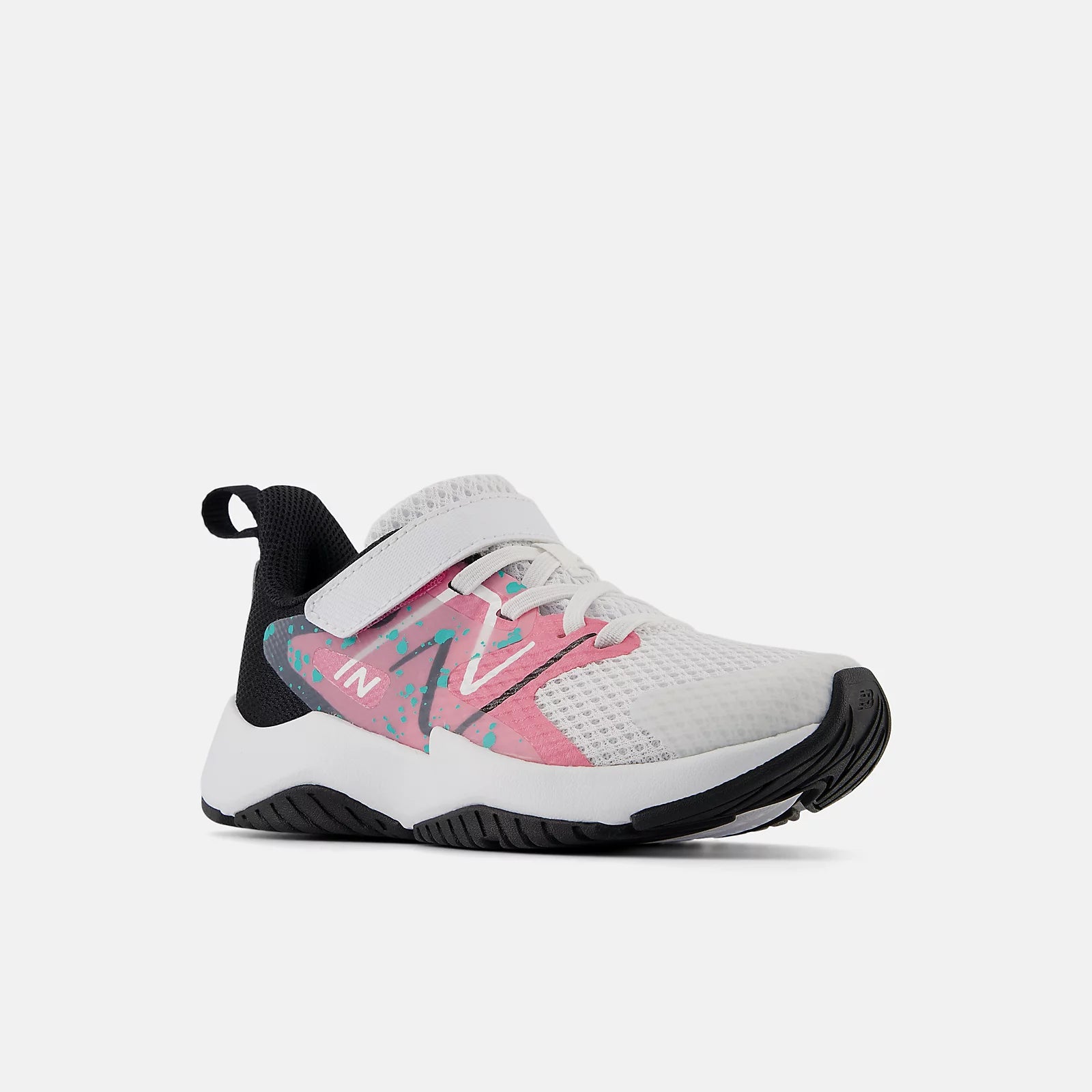 White With Real Pink And Black