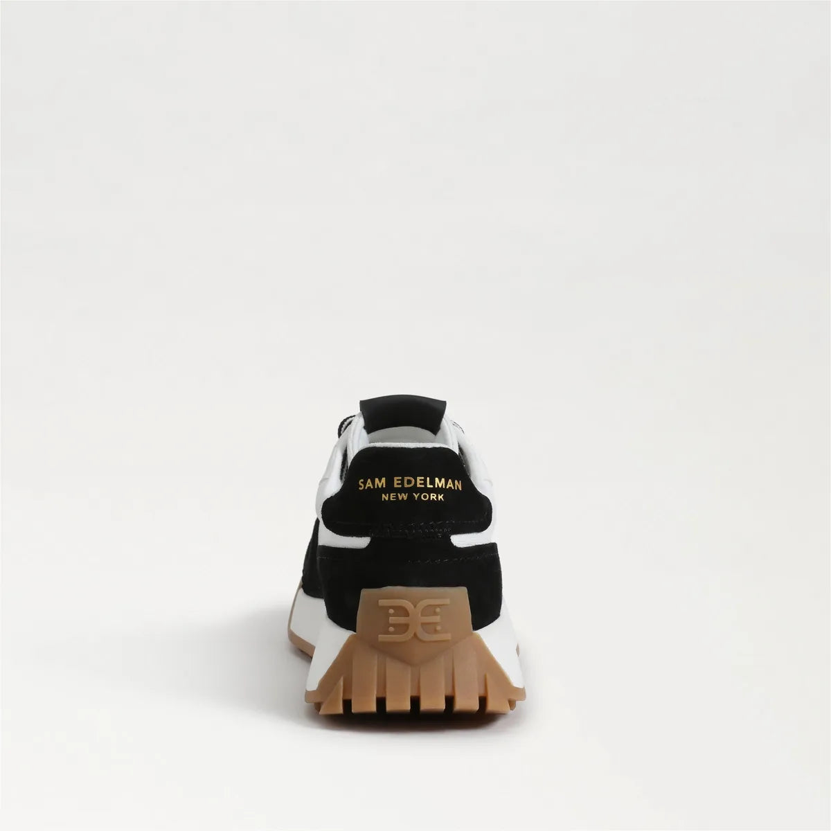 Black Suede/ White Nylon