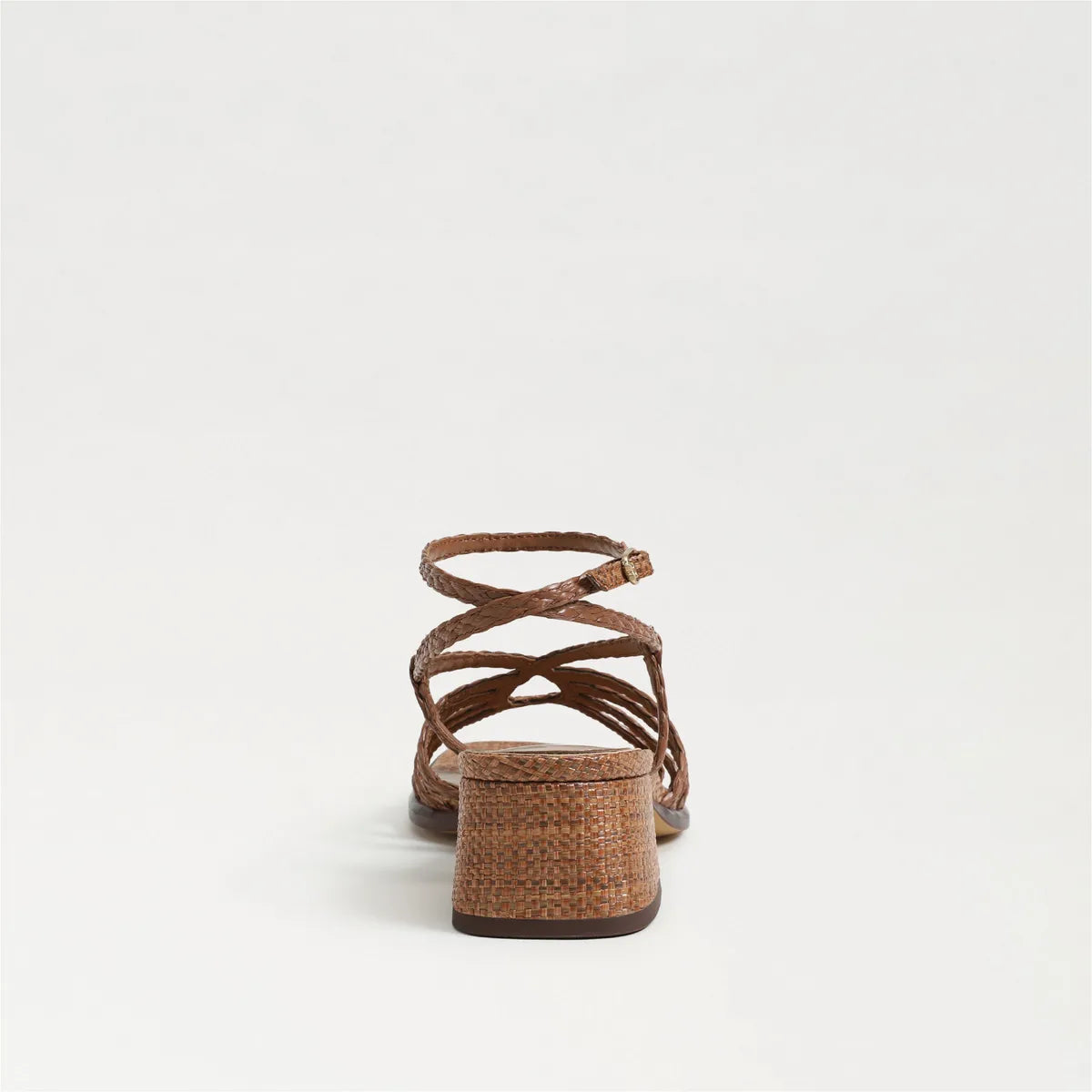 Rich Cognac Faux Raffia