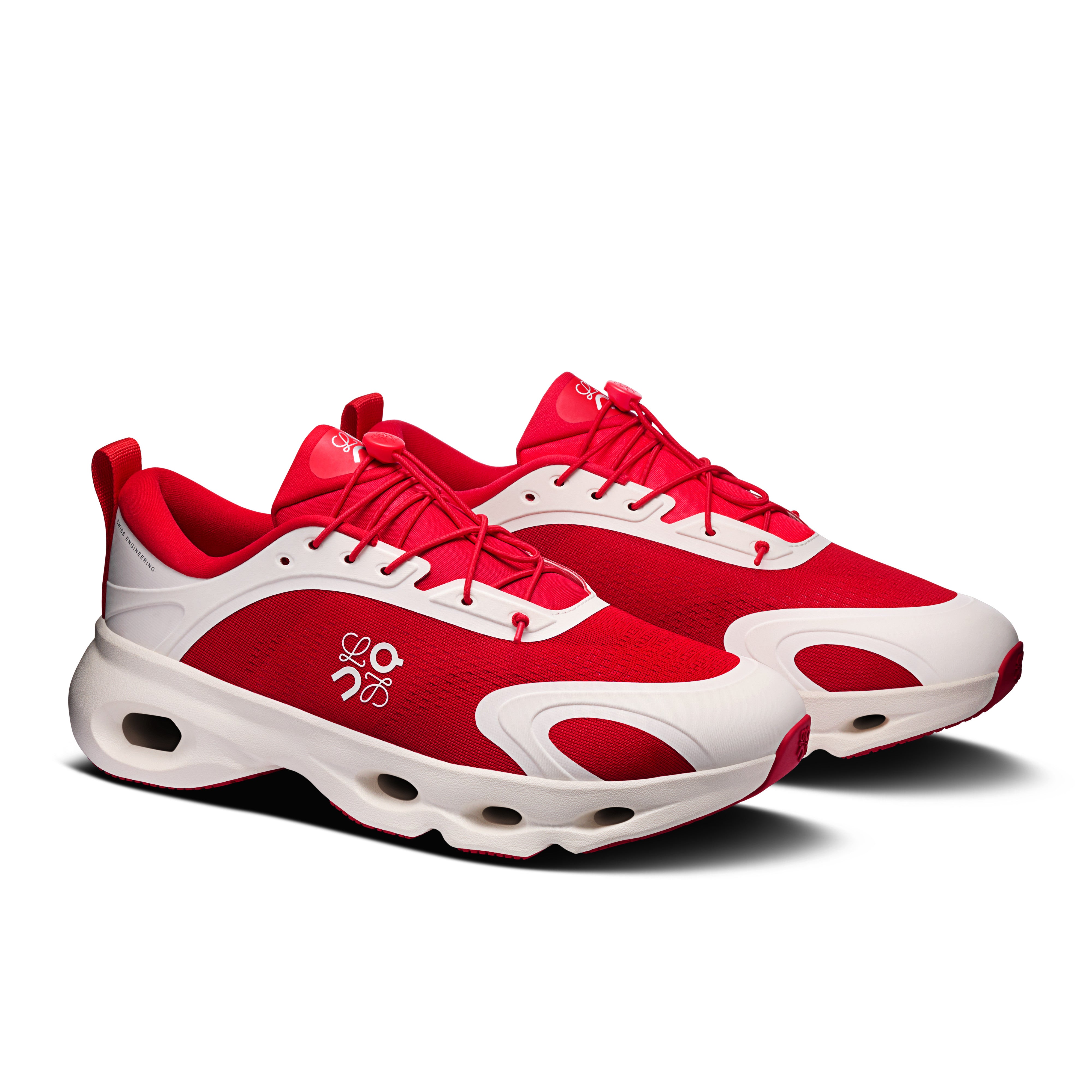 Red | Eggshell
