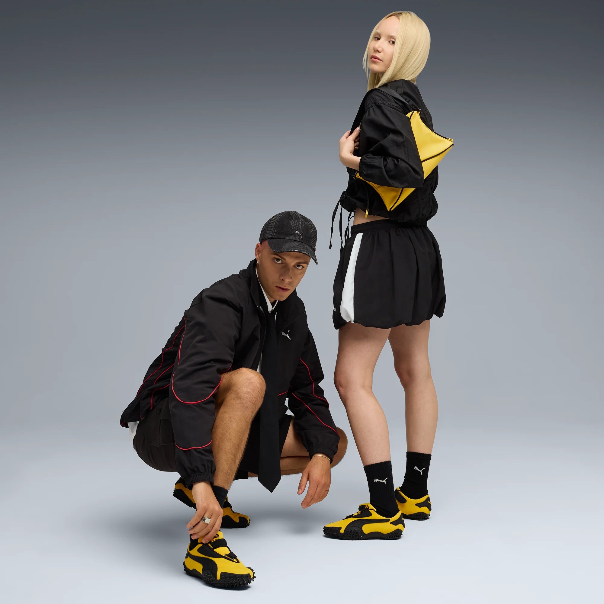 Pelé Yellow-PUMA Black