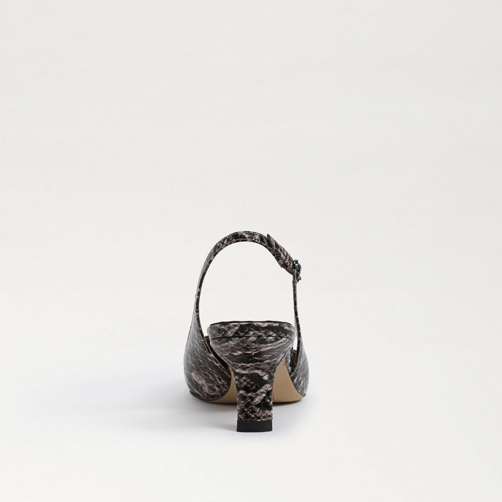 Brown Snake Print Leather