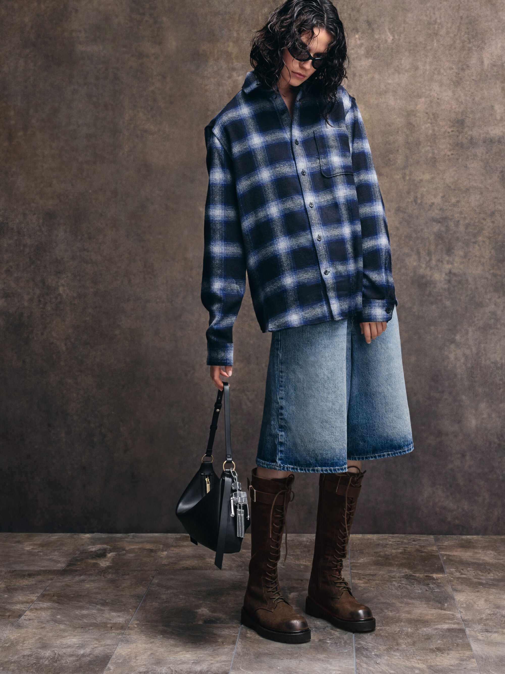 Dark Brown Textured
