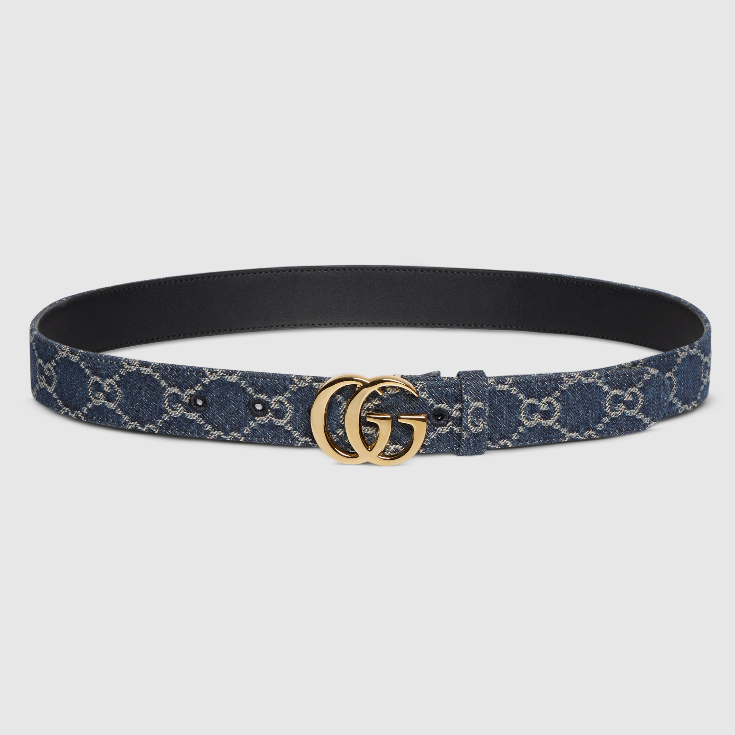 denim azul oscuro con GG