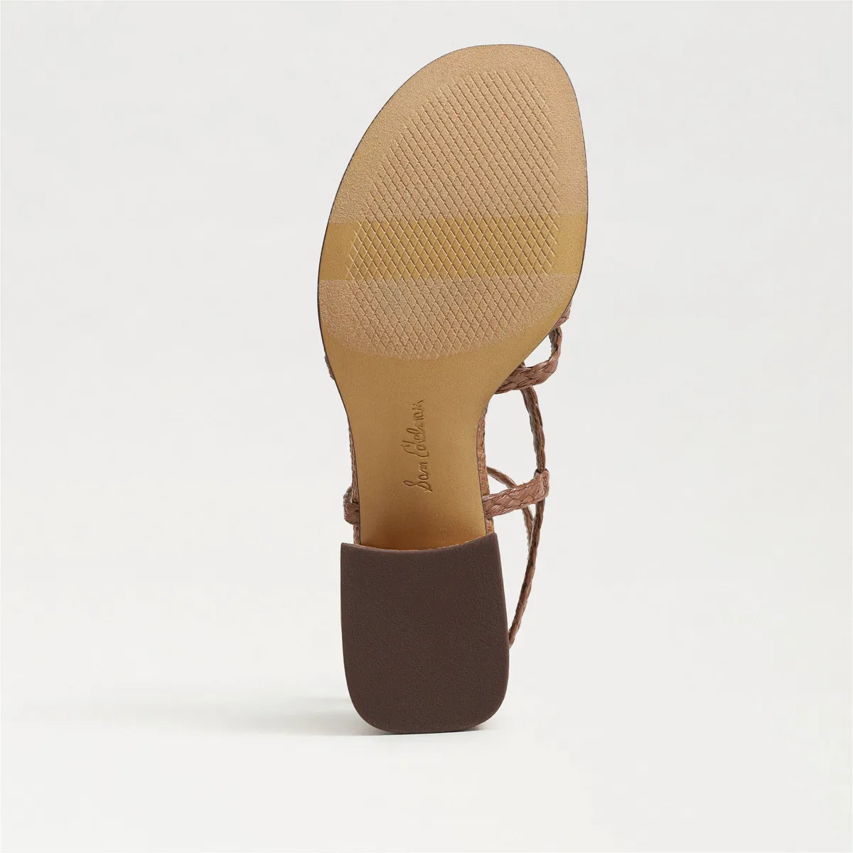 Rich Cognac Faux Raffia