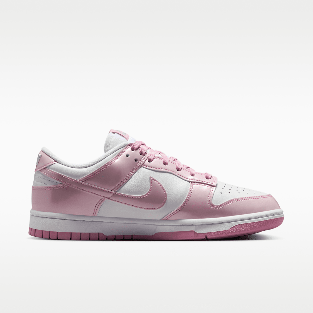 White/White/Metallic Silver/Pink Rise