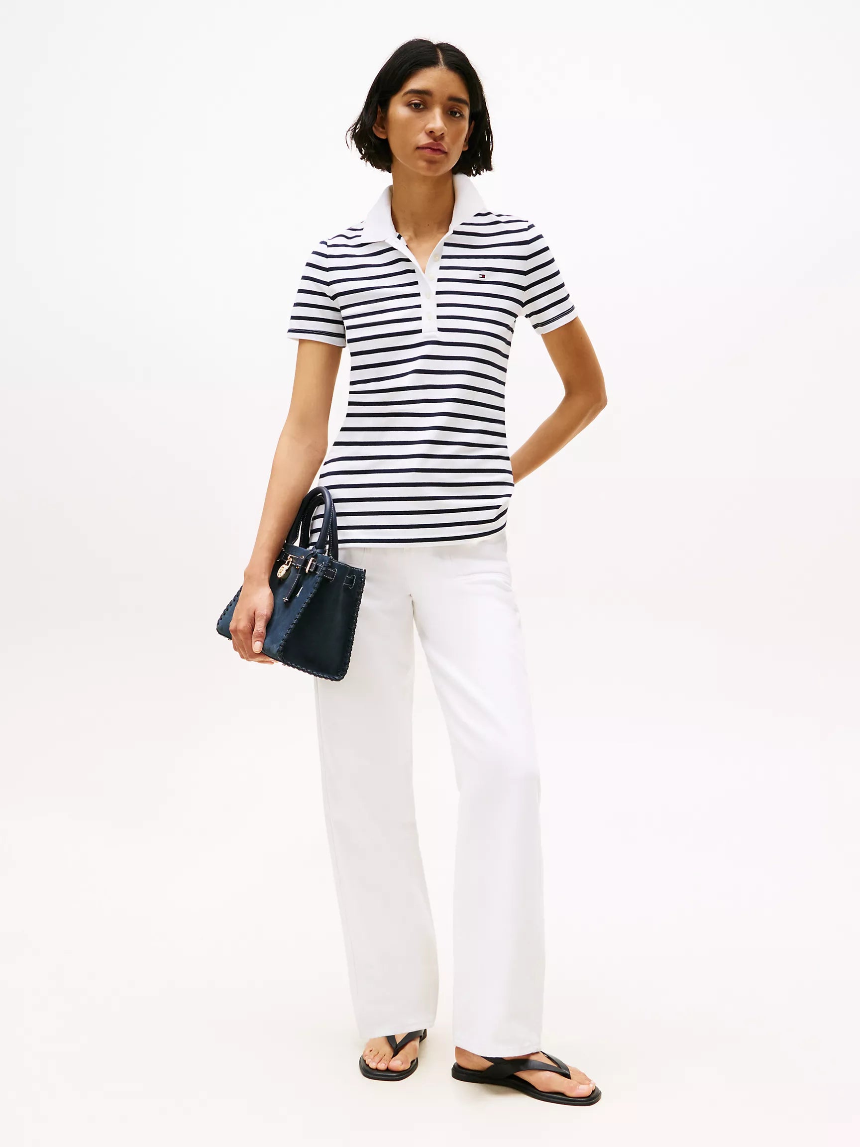 Optic White Multi Stripe