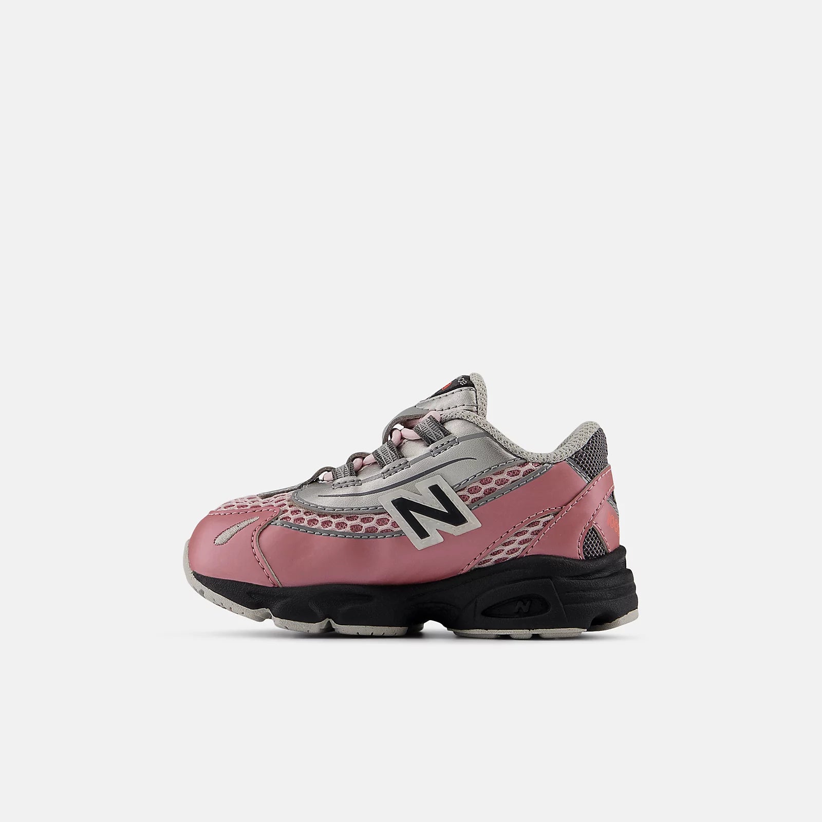 Pink Taffy With Silver Metallic And Urgent Red