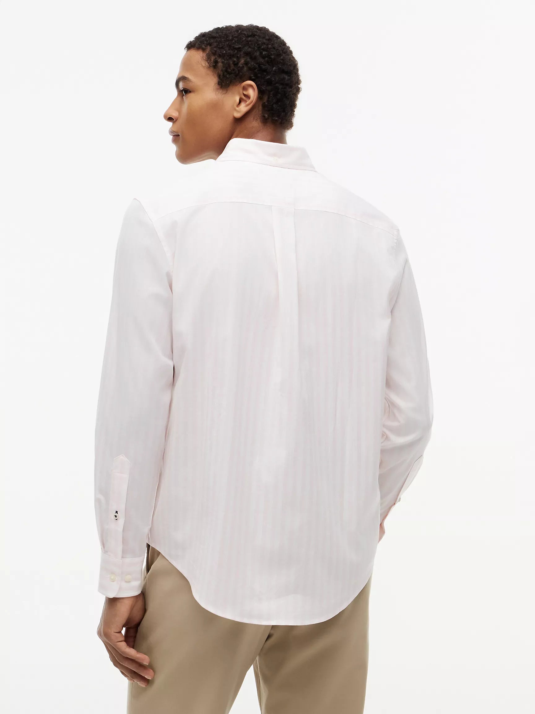 Precious Pink/White Stripe