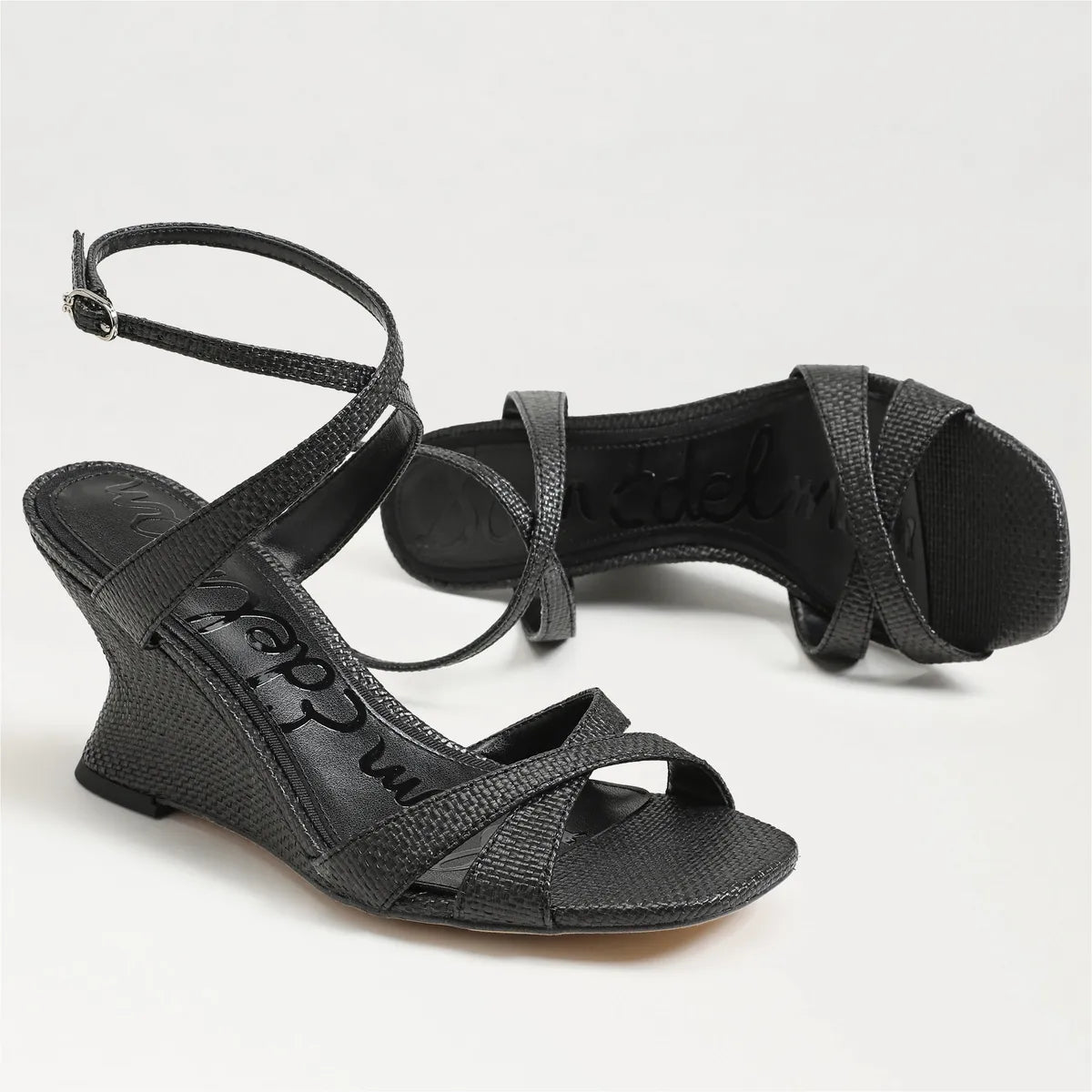 Black Faux Raffia