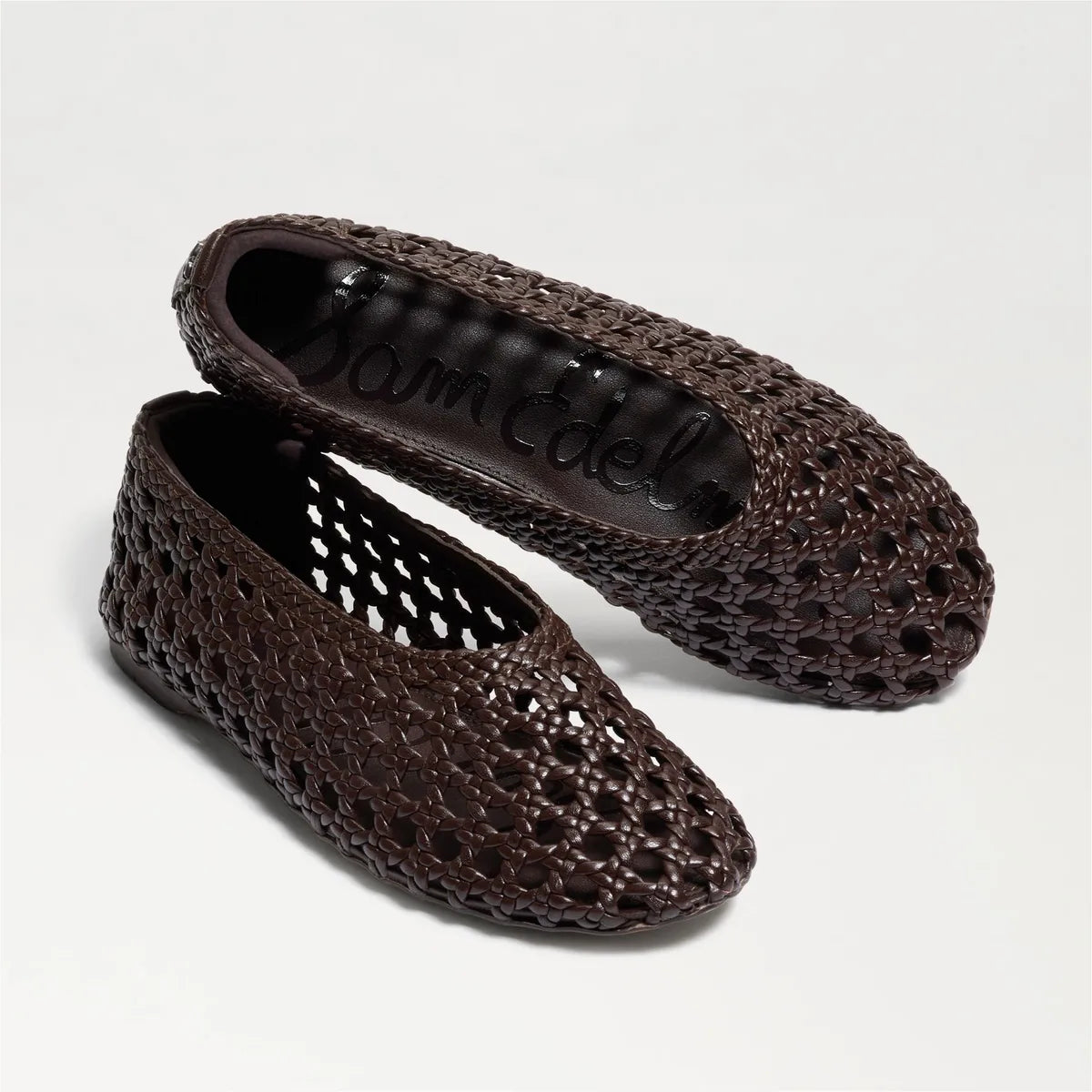 Dark Brown Woven Leather