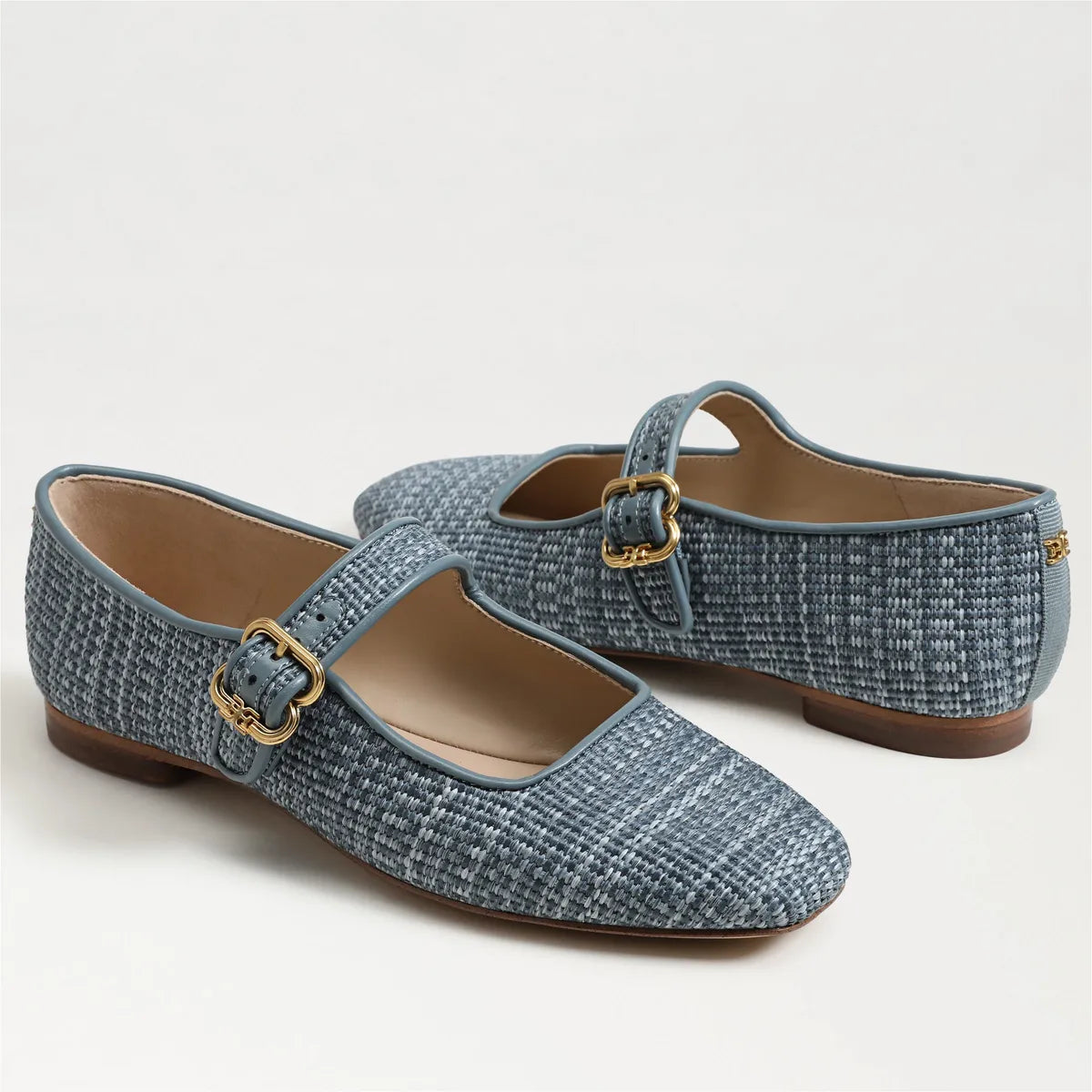 Blue Faux Raffia