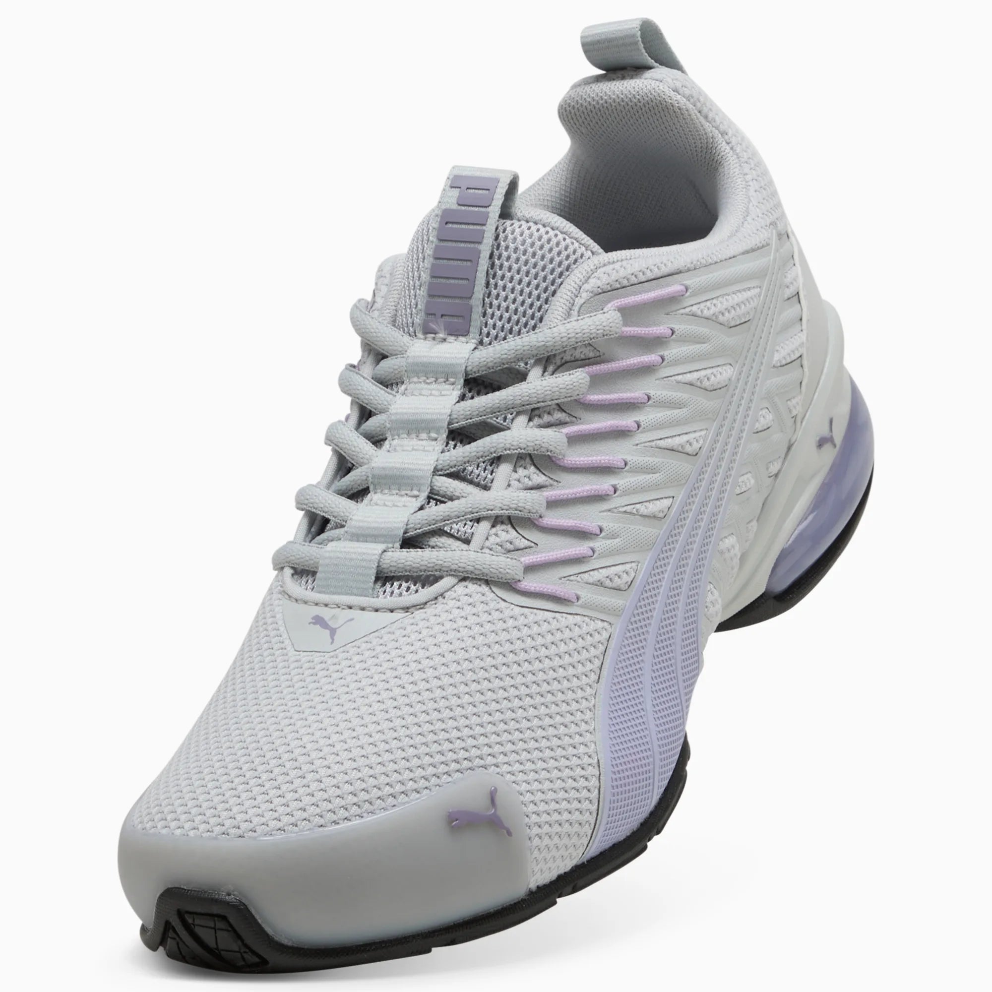 Cool Light Gray-Pale Plum-Vivid Violet