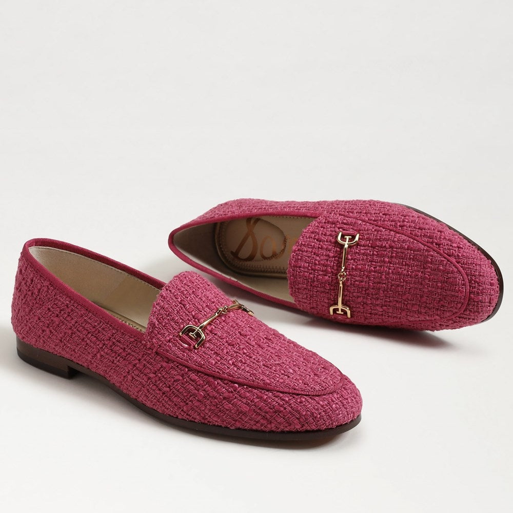 Fuscia Frost Tweed Fabric