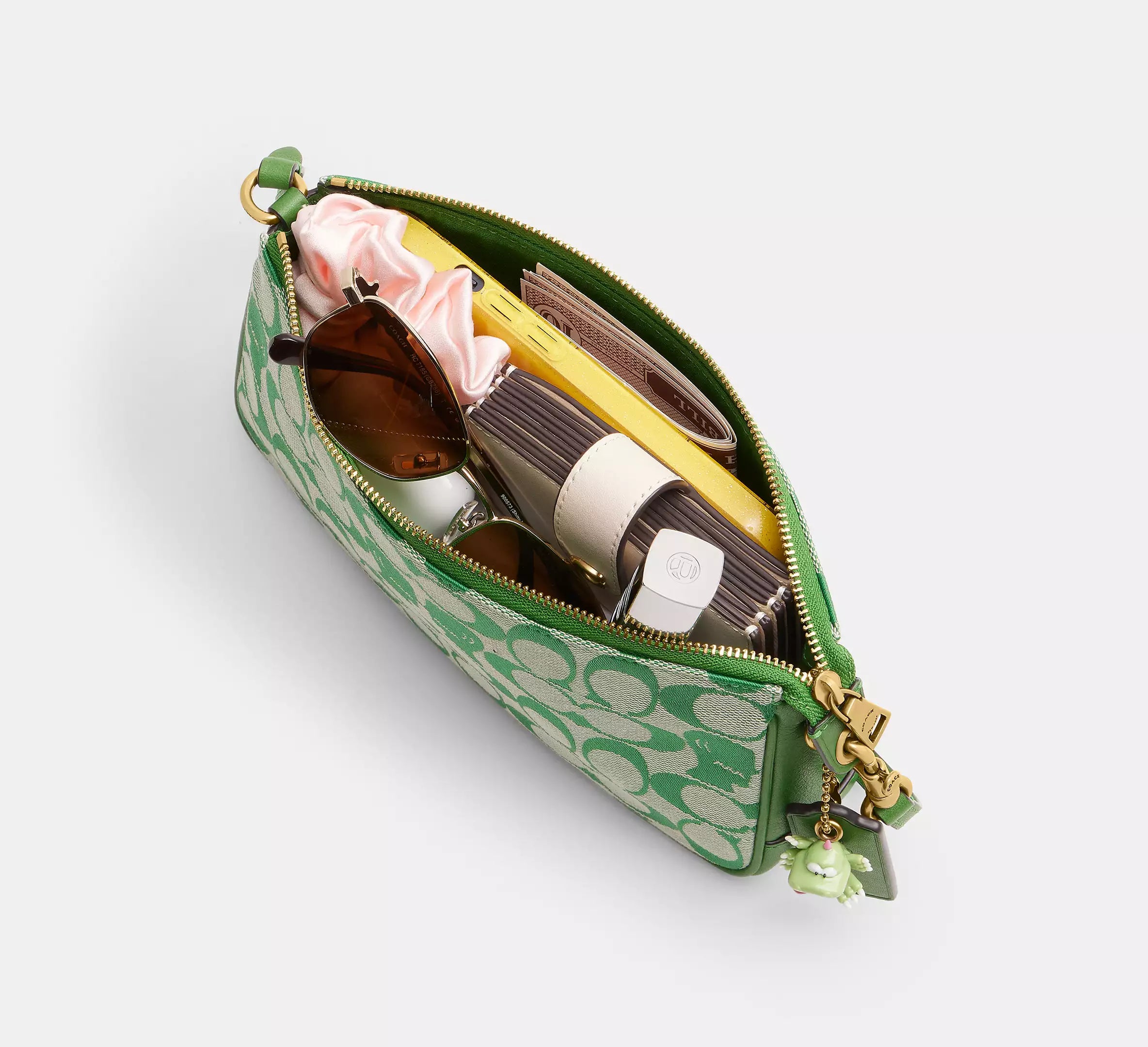 Brass/Kelly Green