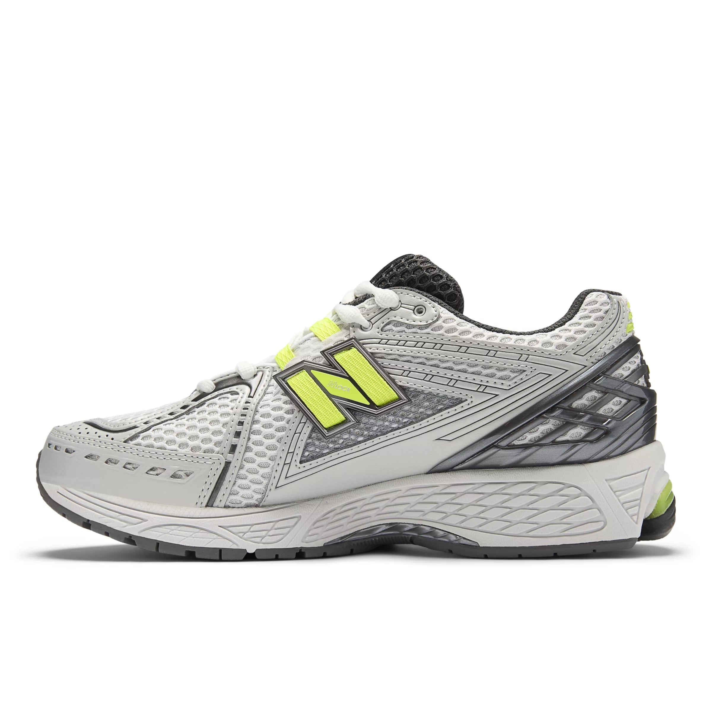 Light Silver Metallic With Alkaline Green