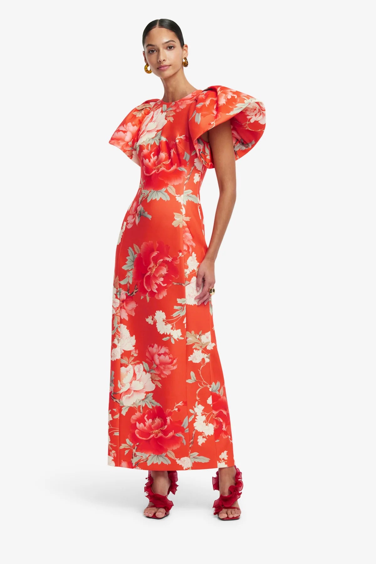 Saffron Peony Print