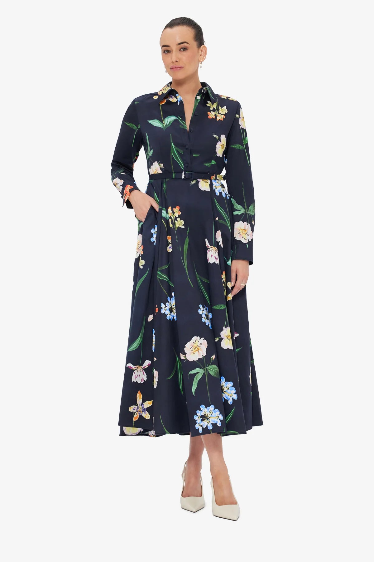 Botanical Print in Ebony