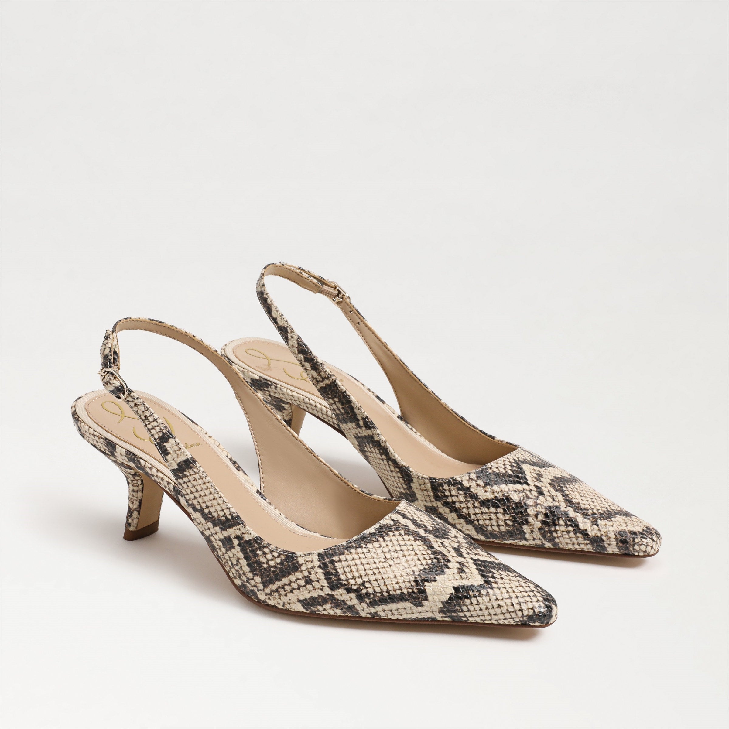 Roccia Snake Print Leather