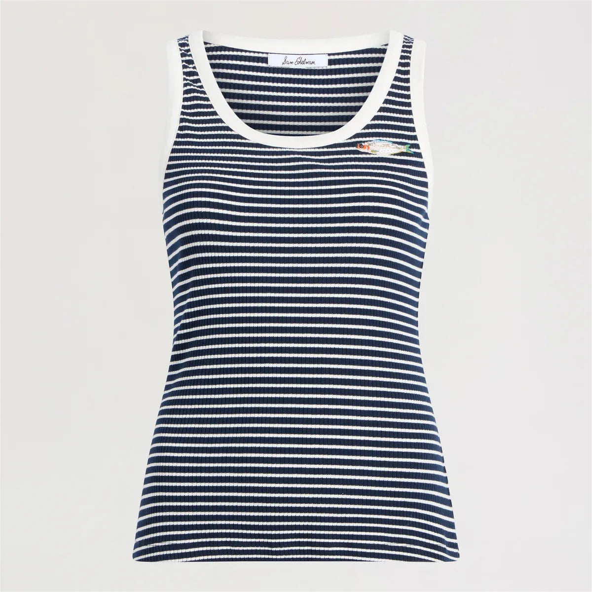 Navy and White