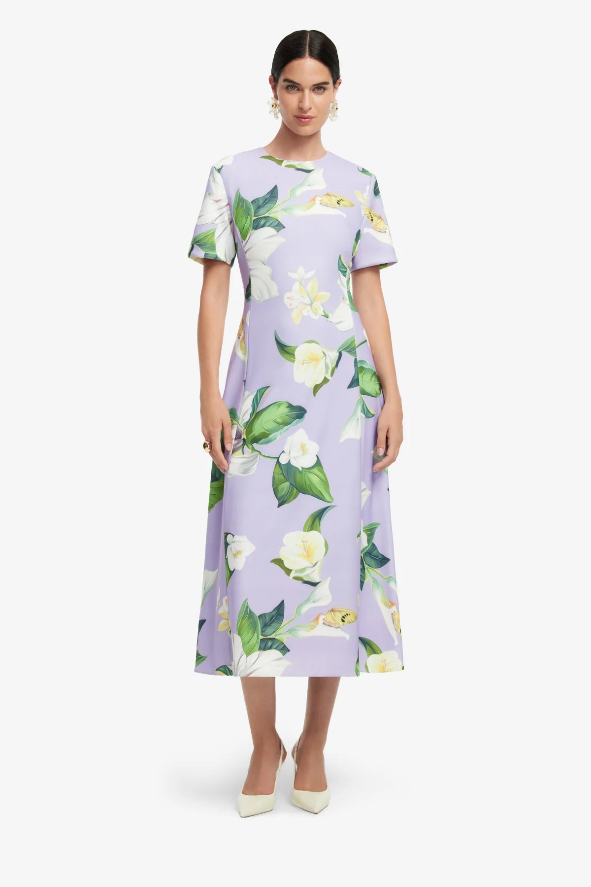 Lily Blossom Print in Lilac