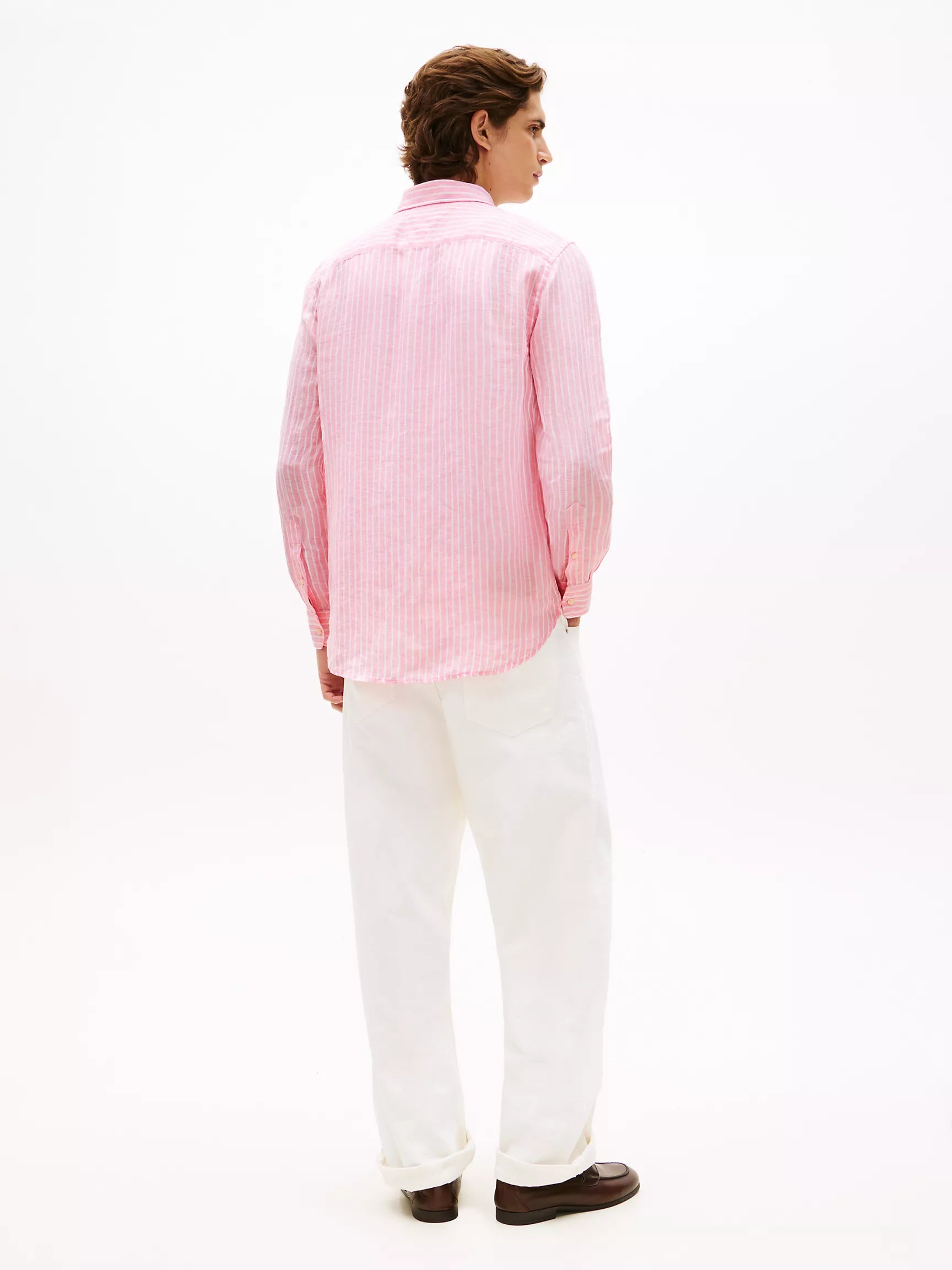 Classic Pink/White Stripe