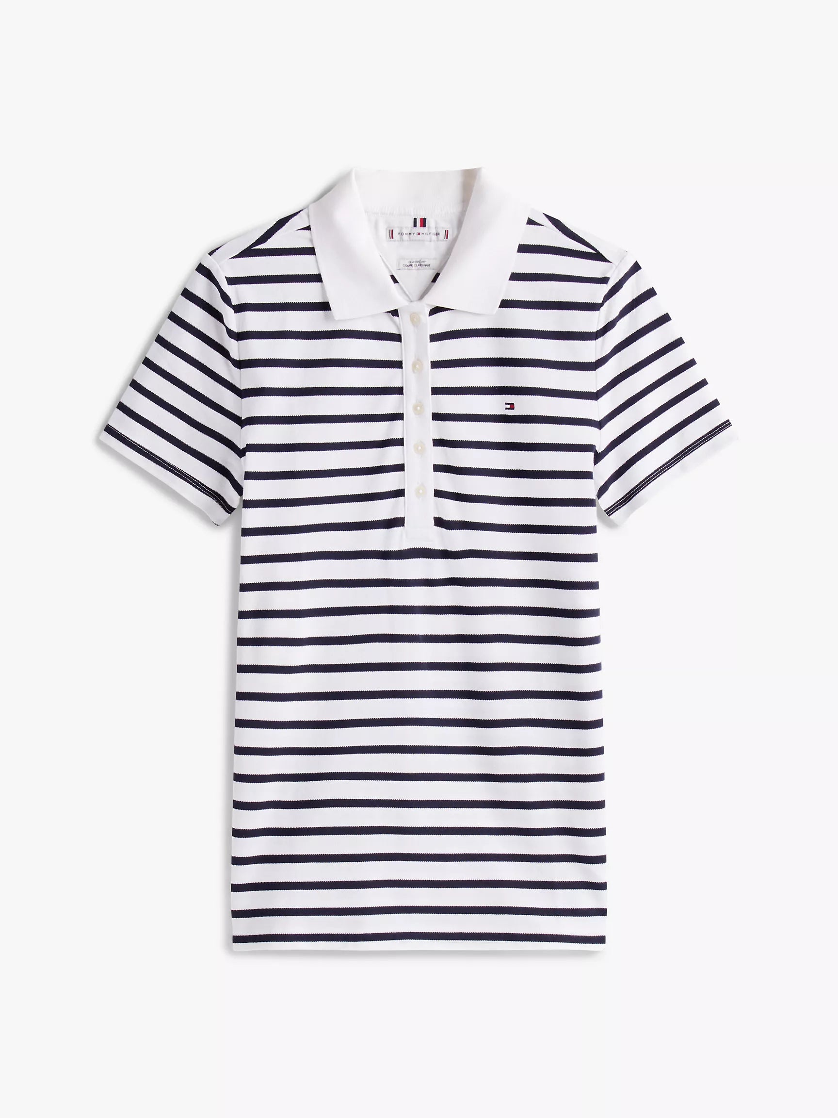 Optic White Multi Stripe