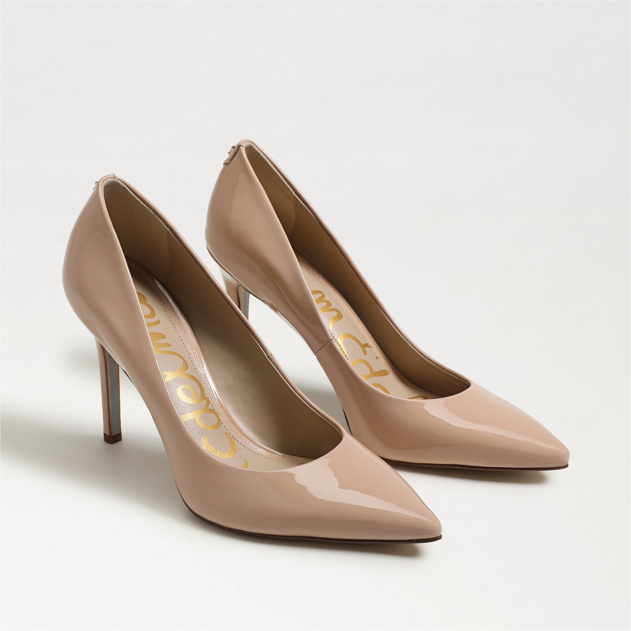 Beige Blush Patent Leather