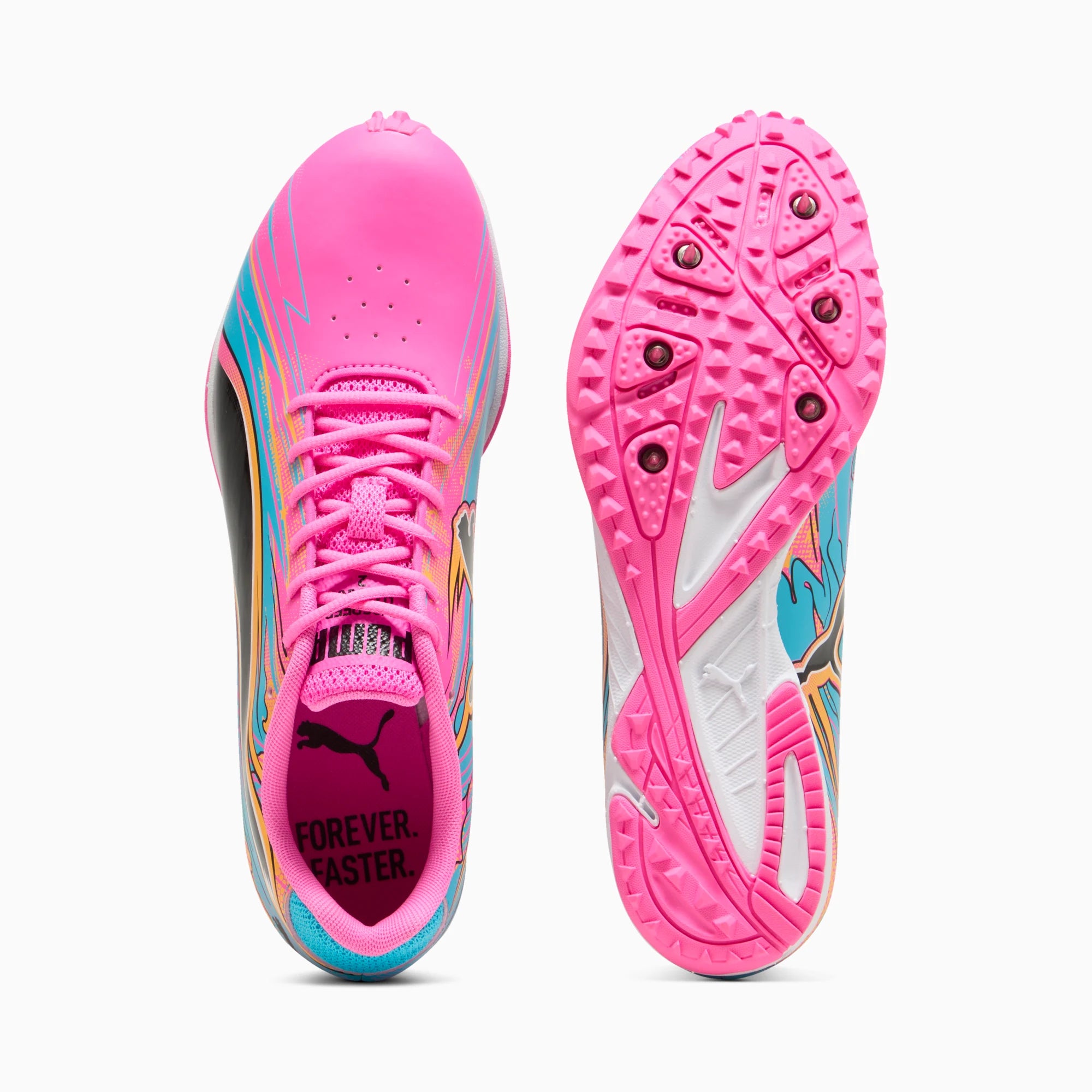 Poison Pink-Bright Aqua-Sun Stream