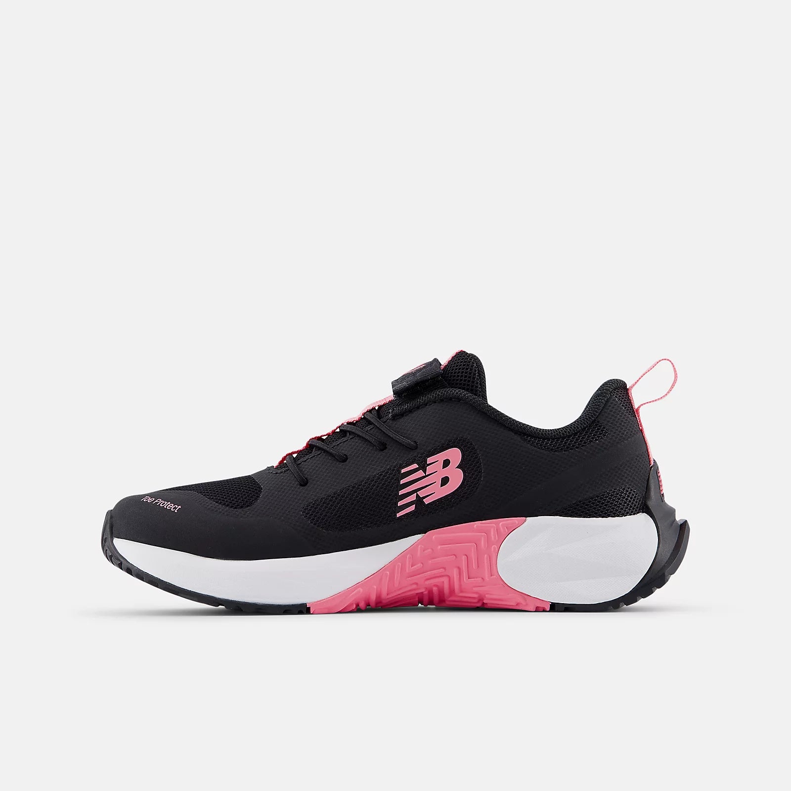 Black With Signal Pink And White