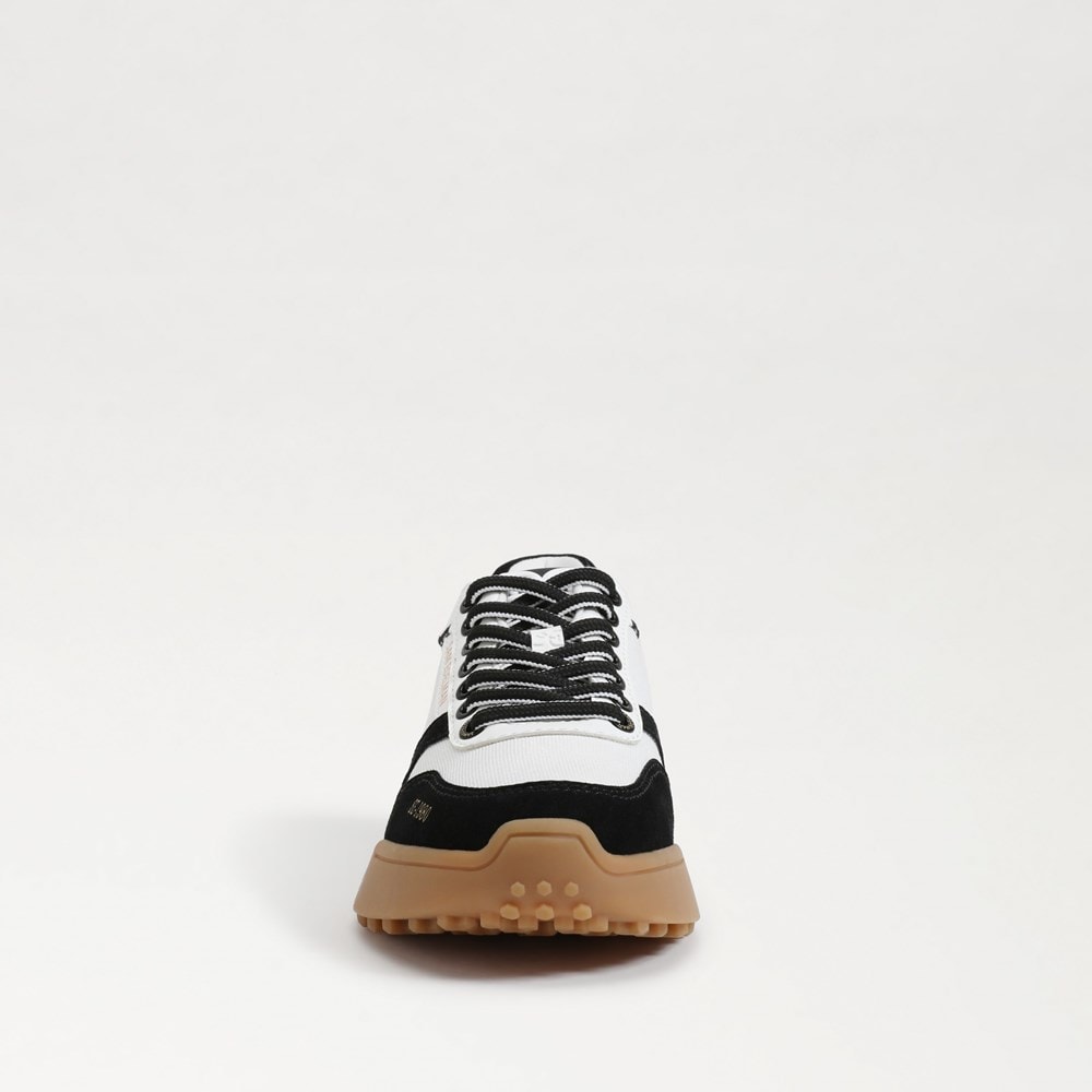 Black Suede/ White Nylon