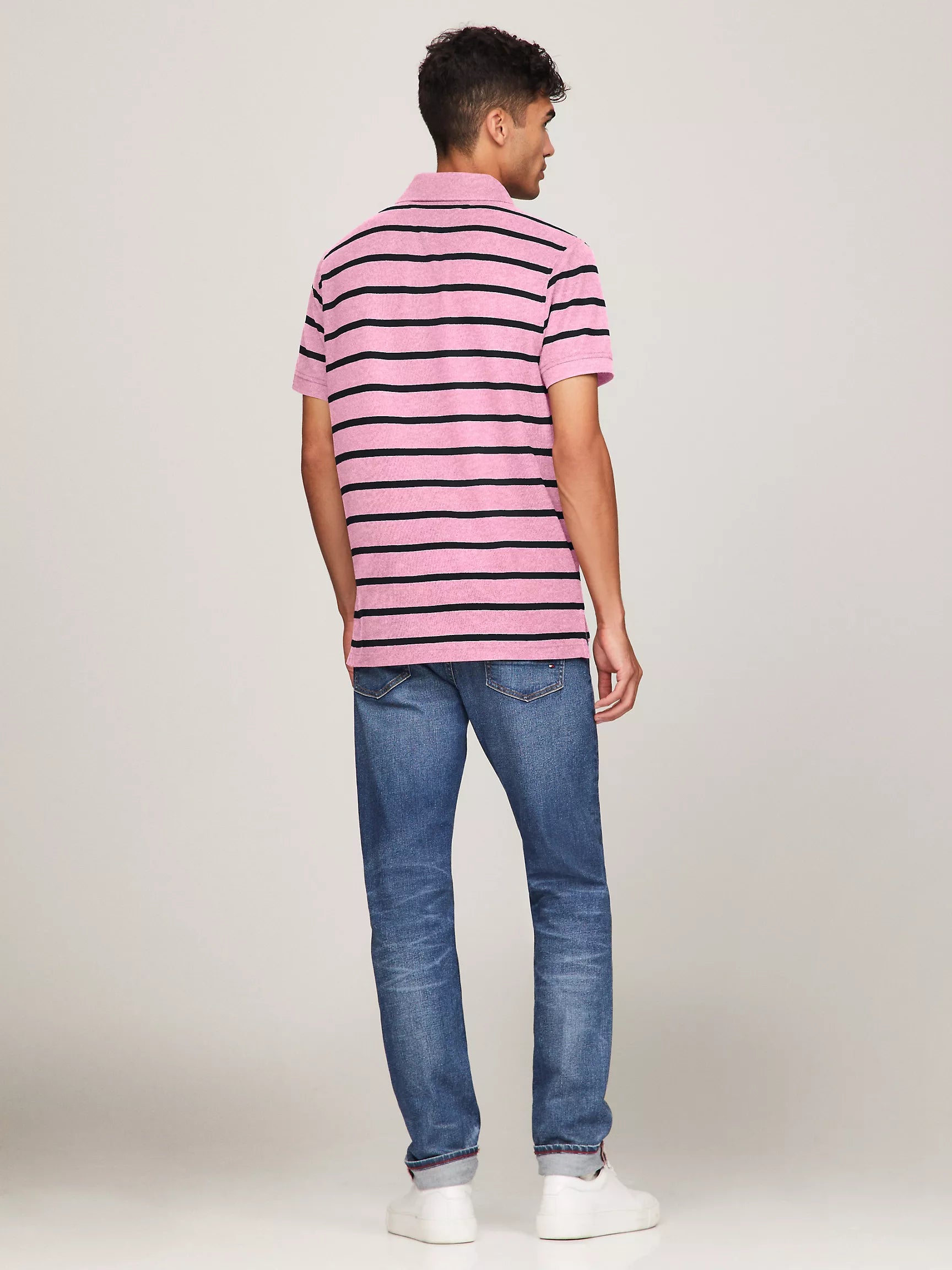 Pink Heather Stripe